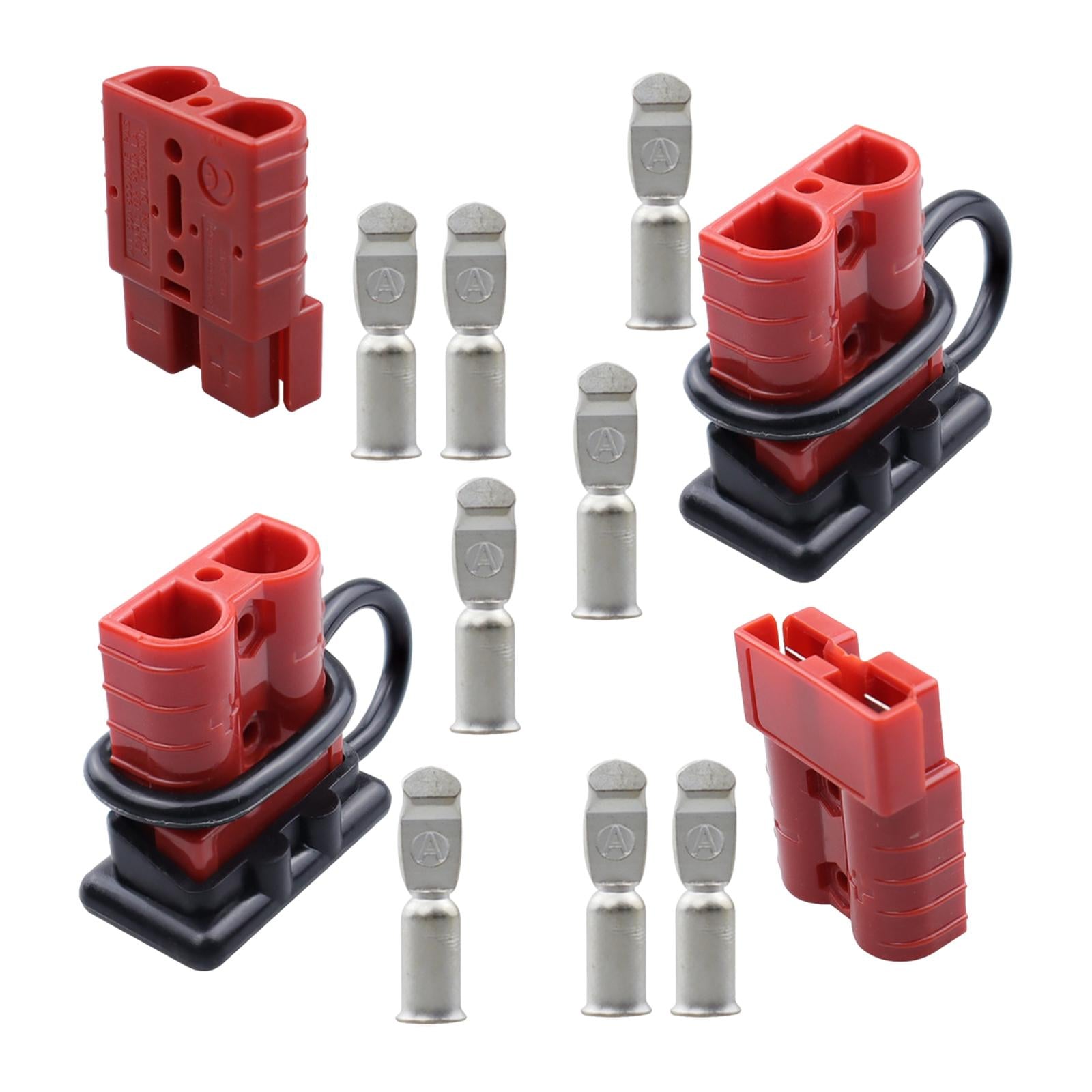 4 Pieces Battery Cable Quick Connect Disconnect Plug Wire Harness Plug Set