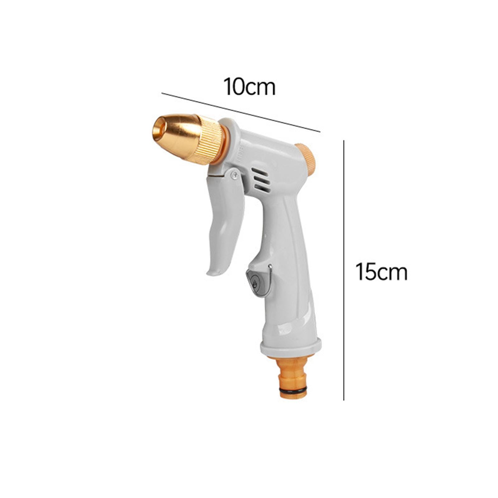 Garden Hose Nozzle Portable High Pressure Spray Nozzle for Washing Cars Short Nozzle