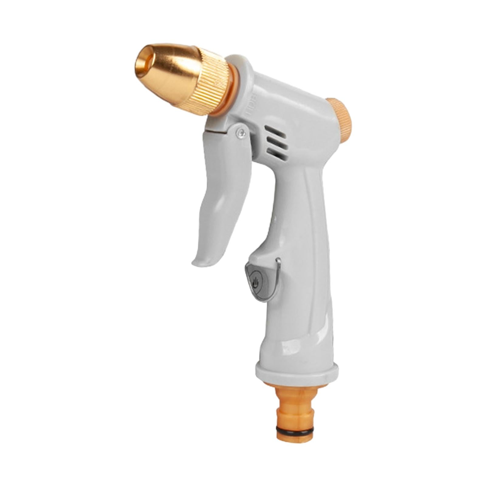 Garden Hose Nozzle Portable High Pressure Spray Nozzle for Washing Cars Short Nozzle