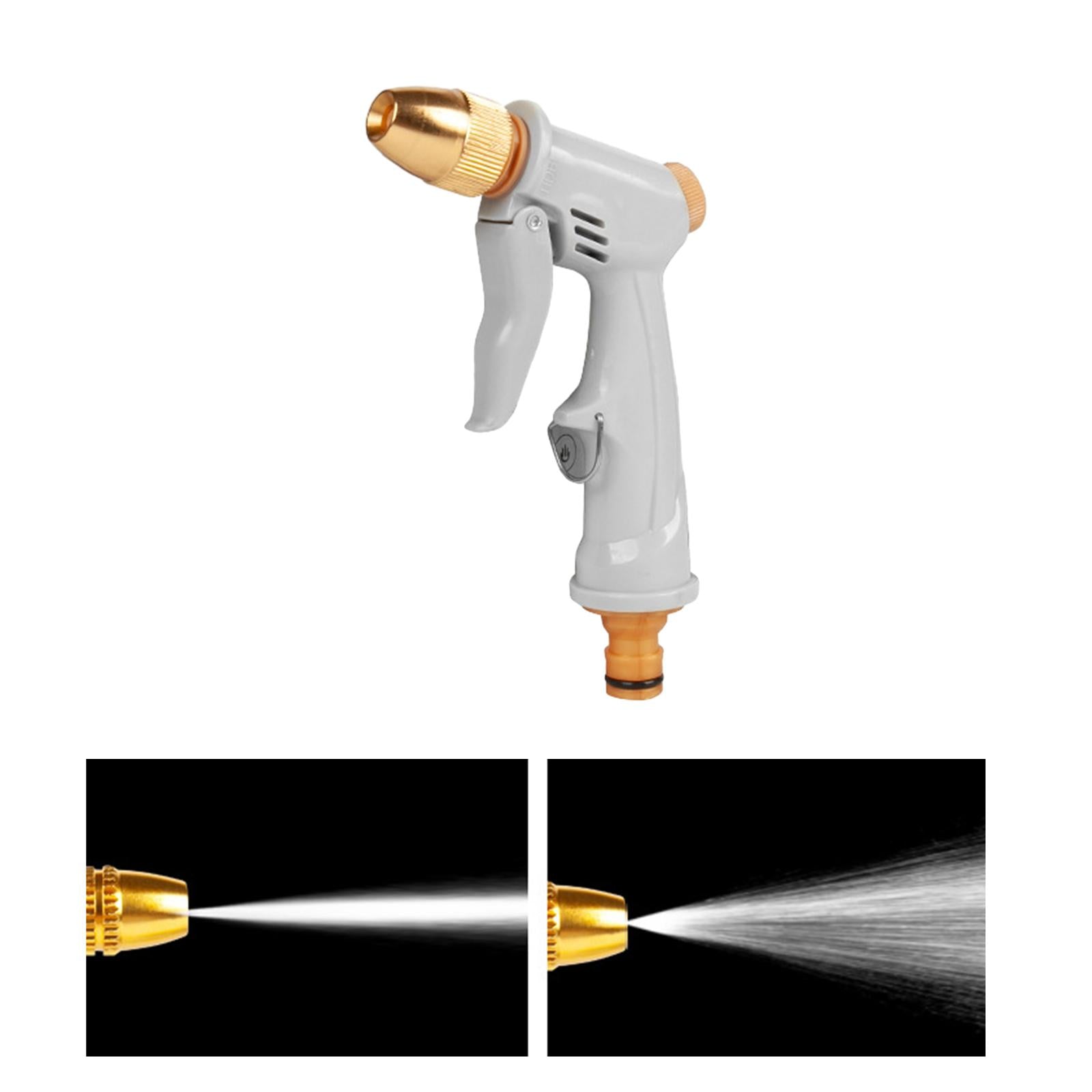 Garden Hose Nozzle Portable High Pressure Spray Nozzle for Washing Cars Short Nozzle
