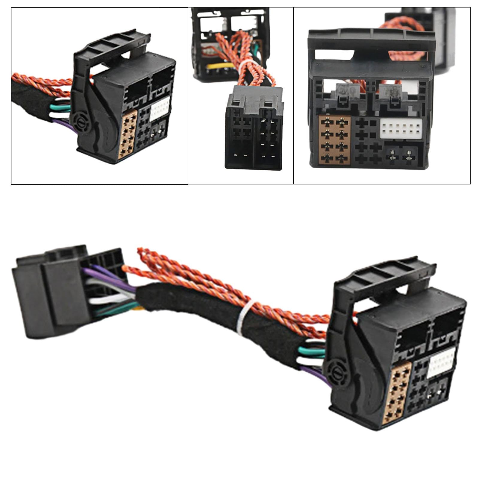 Radio Wiring Harness PQ to Mqb Transfer Line for RCD330 RCD330G