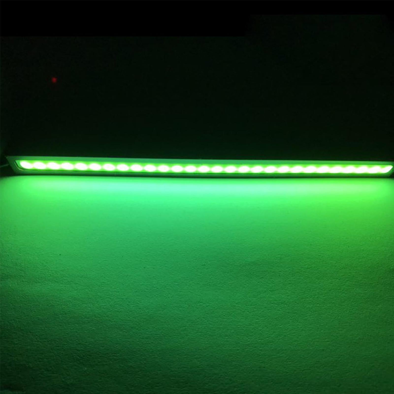 17cm 12V Driving Lighting COB Running Lamp for Motorcycles Truck RV Green Light