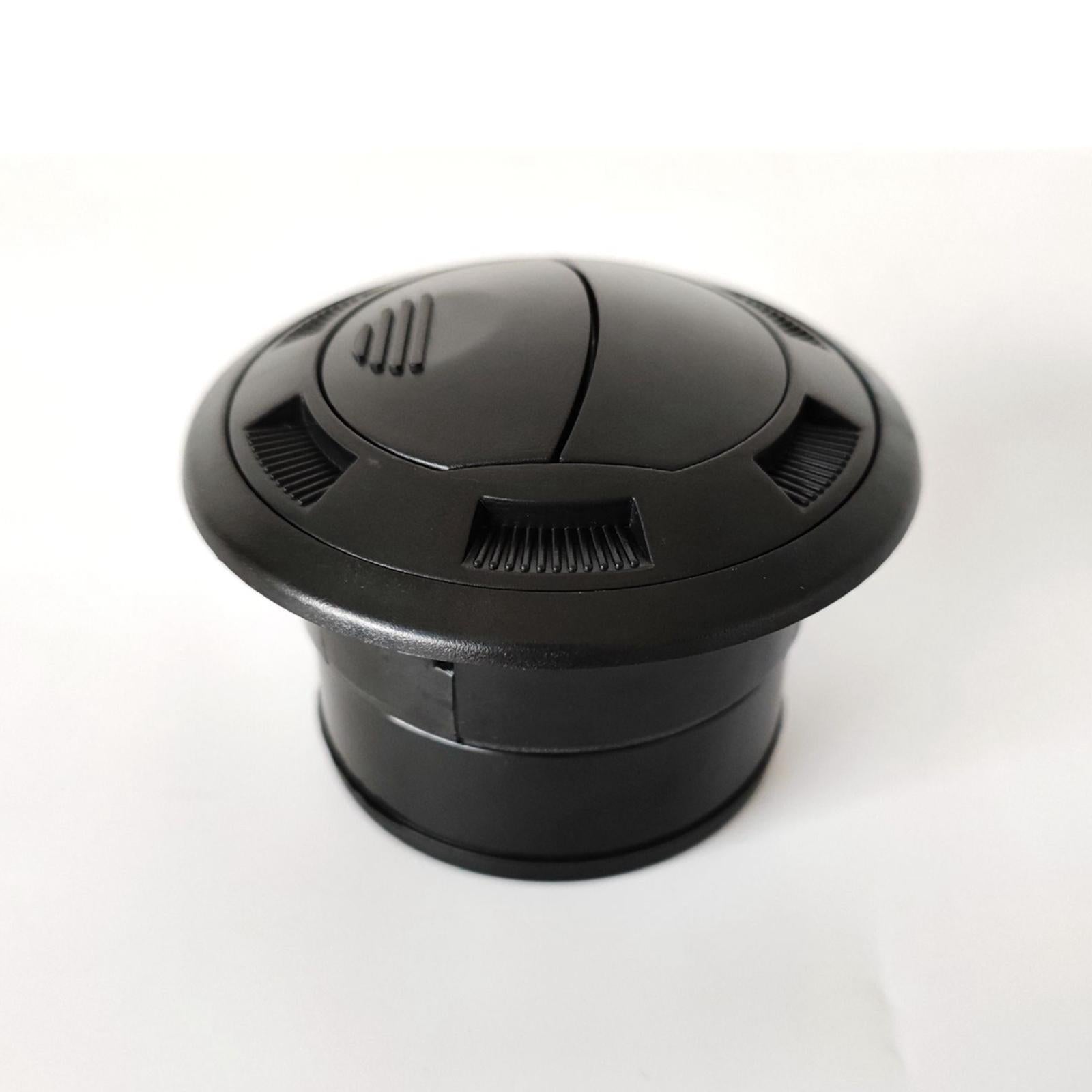 Air Vent Outlet Round Louvered Black Vent Exhaust Grille for ATV RV Car Style B