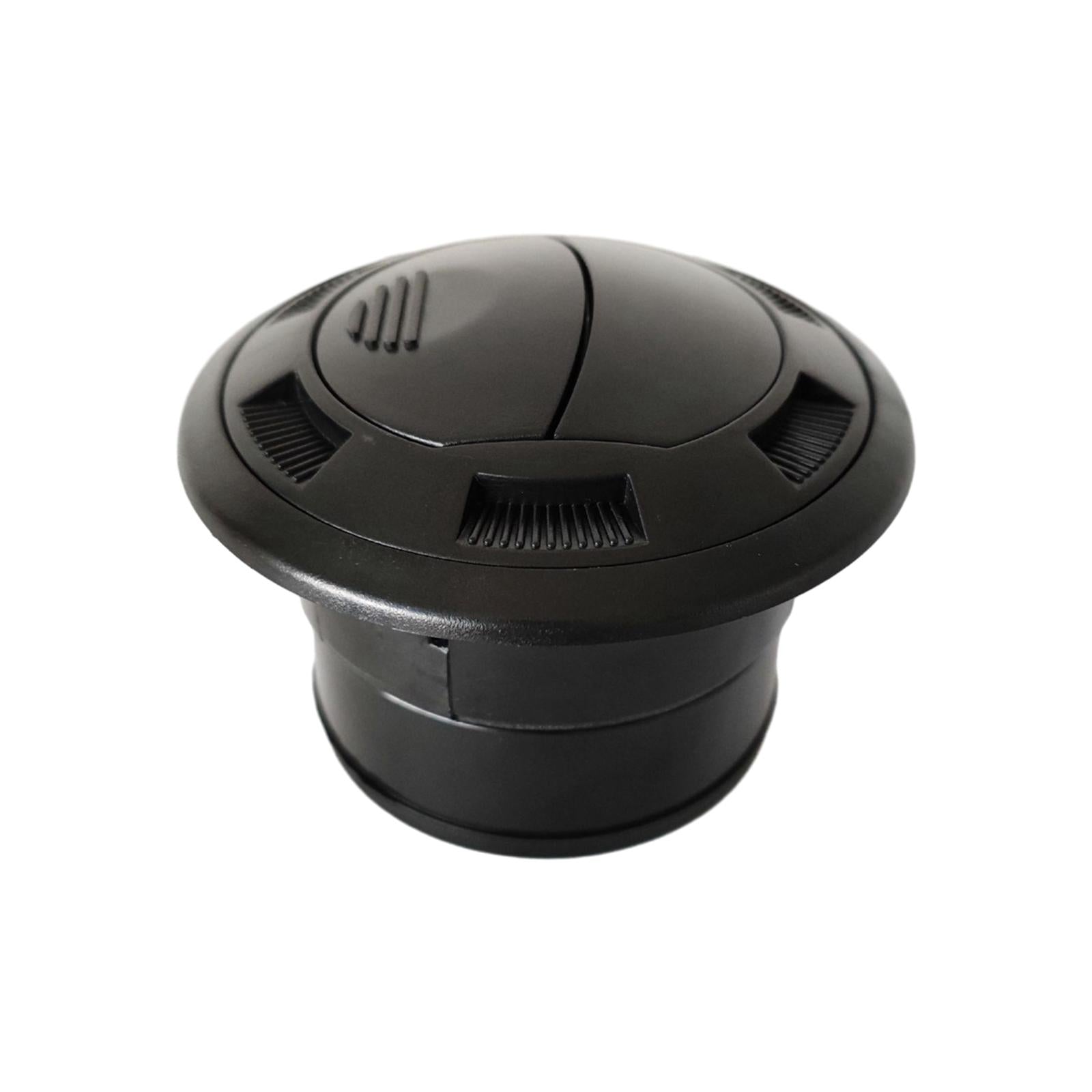 Air Vent Outlet Round Louvered Black Vent Exhaust Grille for ATV RV Car Style B