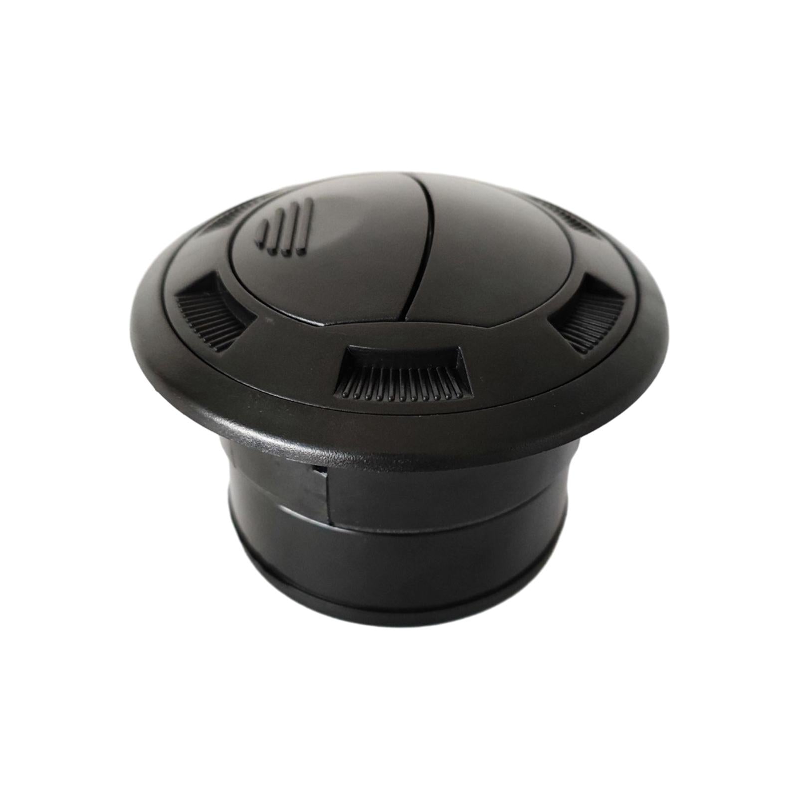 Air Vent Outlet Round Louvered Black Vent Exhaust Grille for ATV RV Car Style B