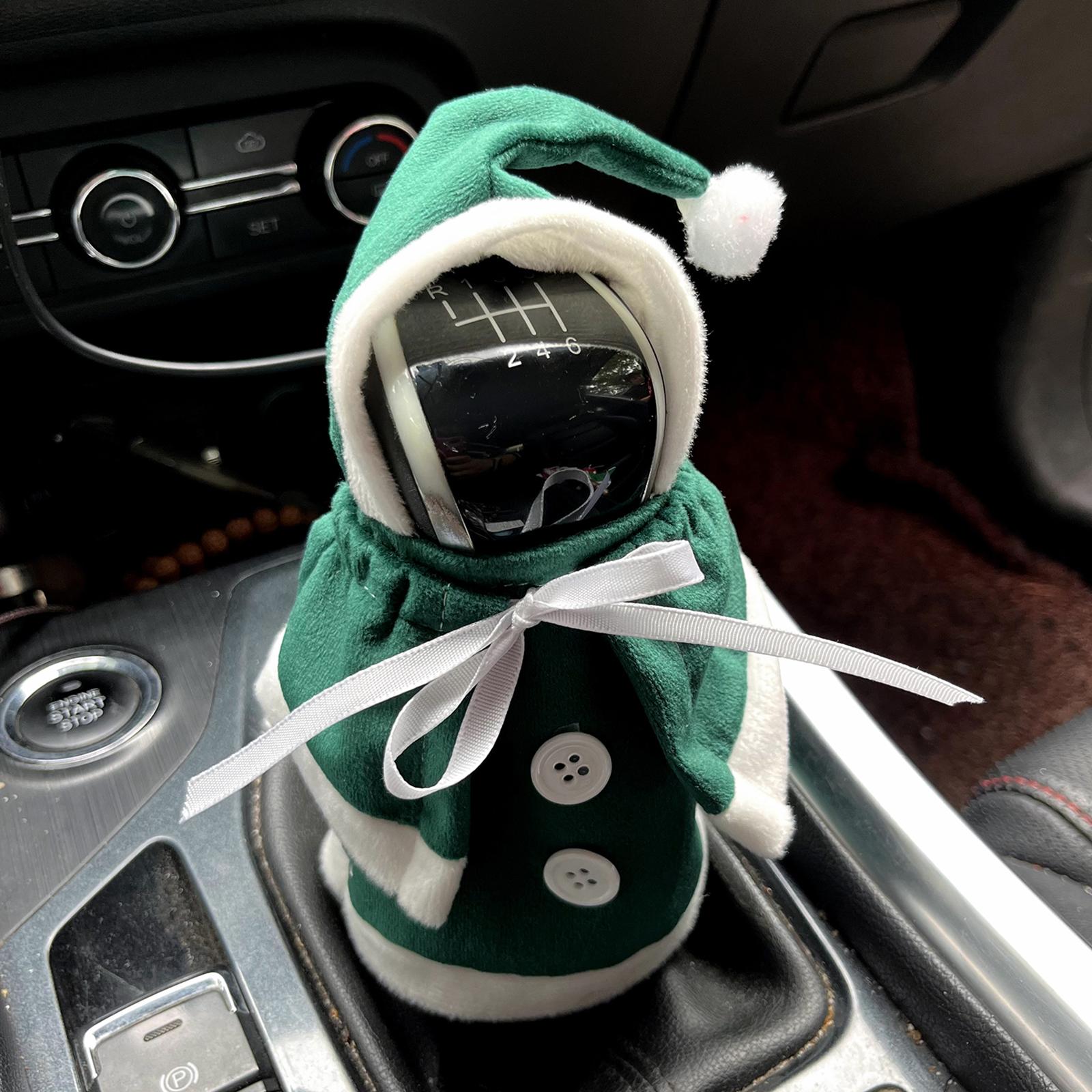 Auto Gear Shifter Knob Cover Gear Handle Decor for Car SUV Truck Dark Green
