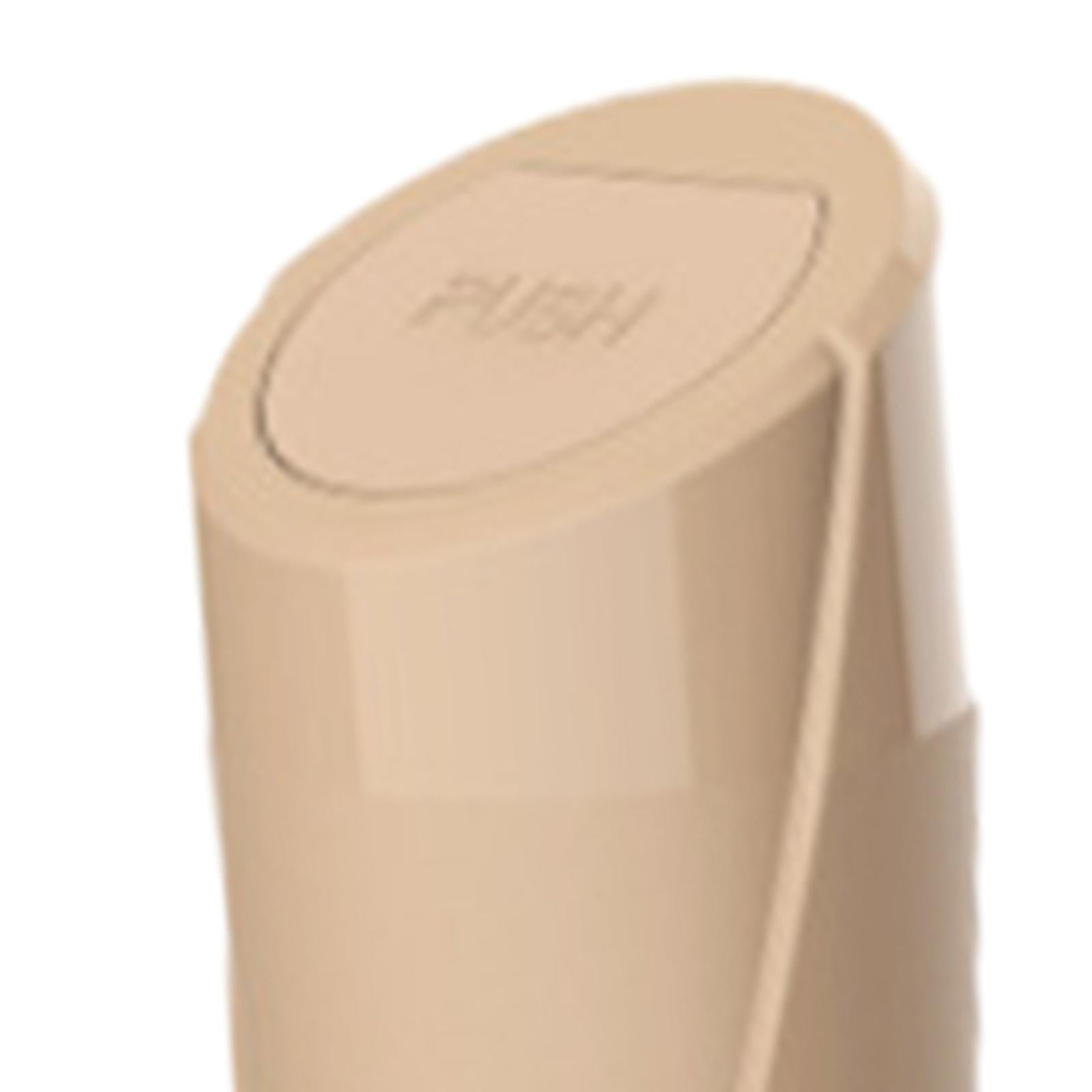 Car Trash Can Cup Holder Easy to Install Vehicle Garbage Bin for Office brown