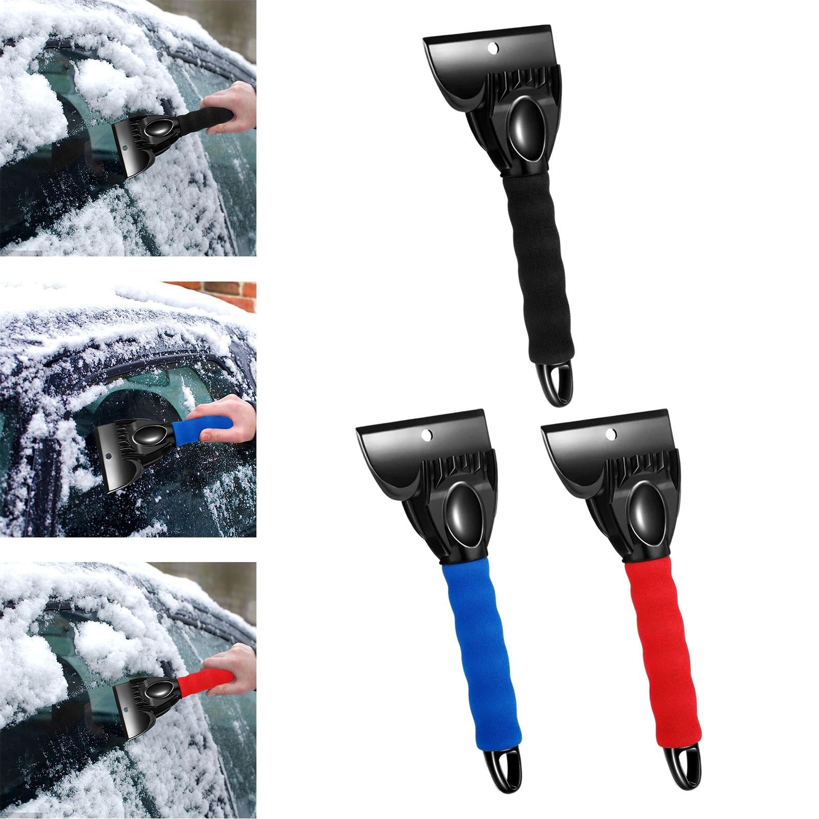 Car Windshield Window Snow Ice Scraper Snow Remover for Car SUV Black