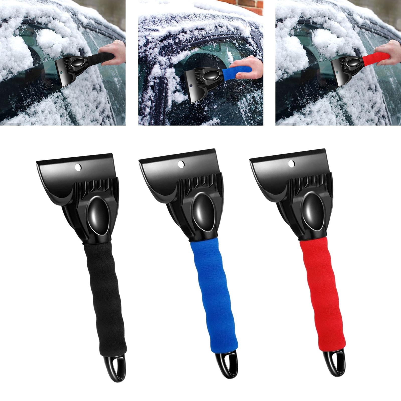 Car Windshield Window Snow Ice Scraper Snow Remover for Car SUV Black