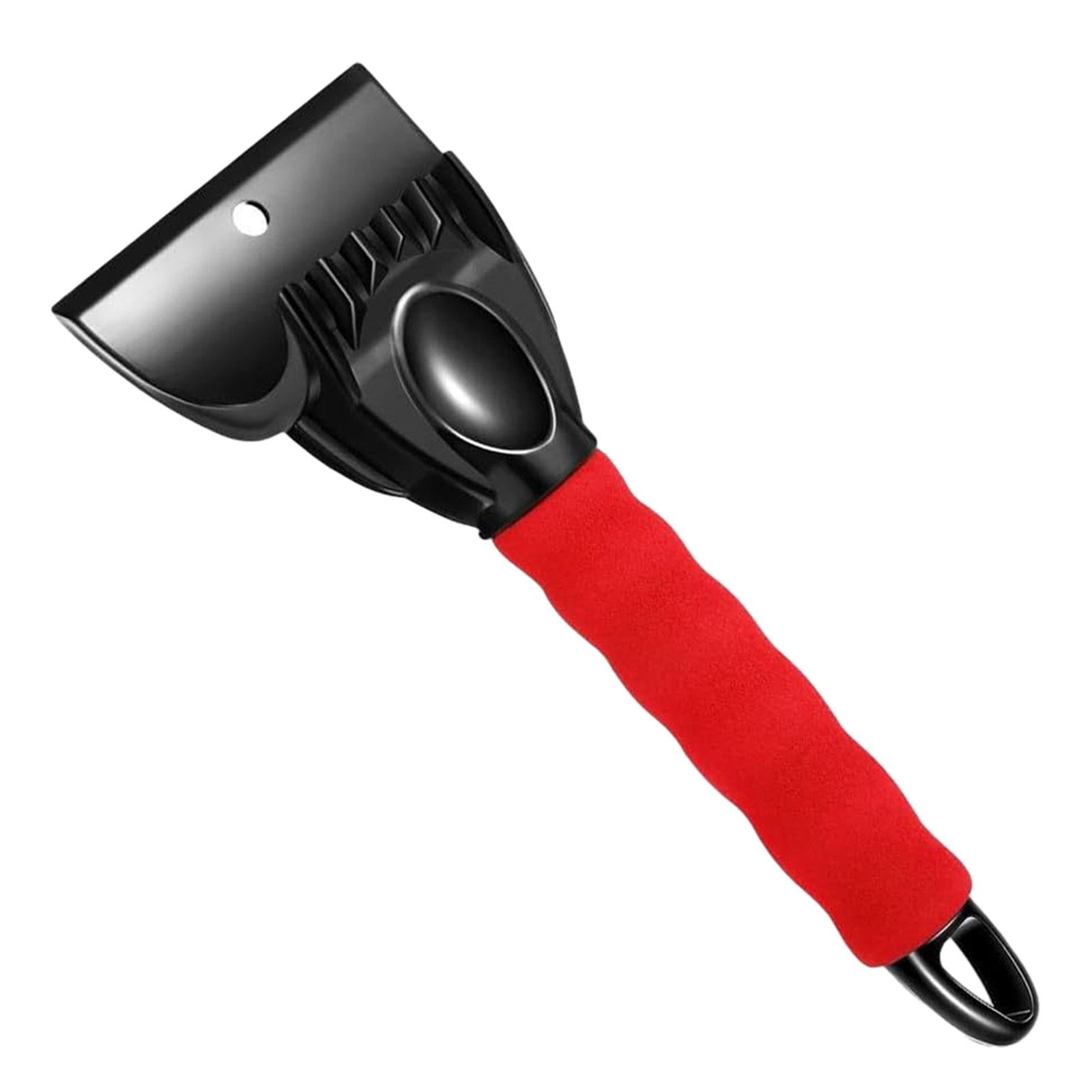 Car Windshield Window Snow Ice Scraper Snow Remover for Car SUV Red