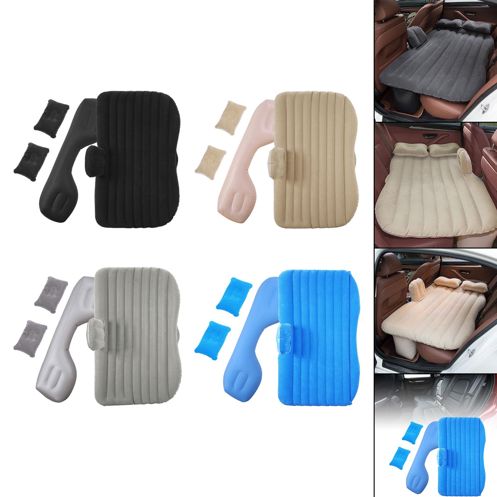 Car Air Mattress Car Inflatable Bed for Trip Outdoor Activities Camping Black