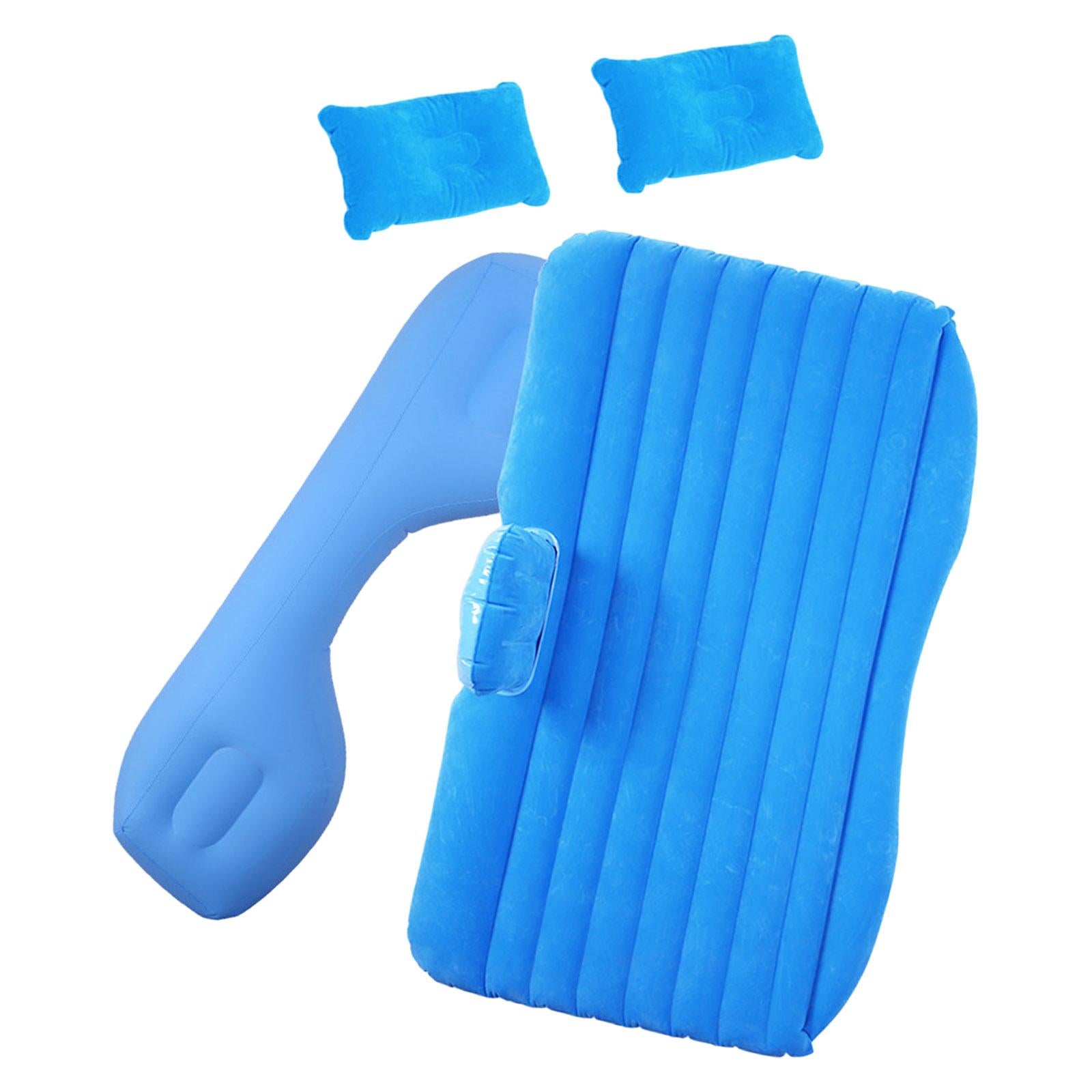 Car Air Mattress Car Inflatable Bed for Trip Outdoor Activities Camping Blue