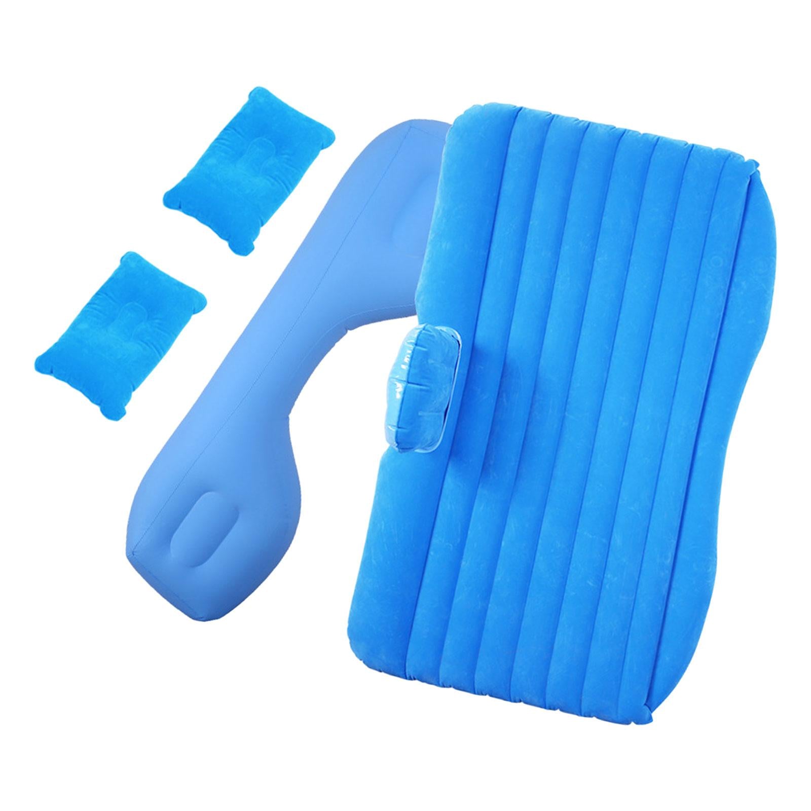 Car Air Mattress Car Inflatable Bed for Trip Outdoor Activities Camping Blue