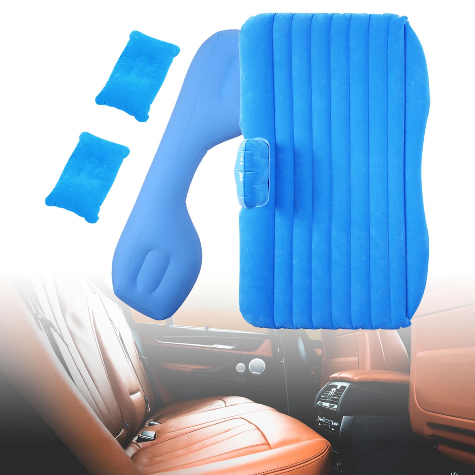 Car Air Mattress Car Inflatable Bed for Trip Outdoor Activities Camping Blue