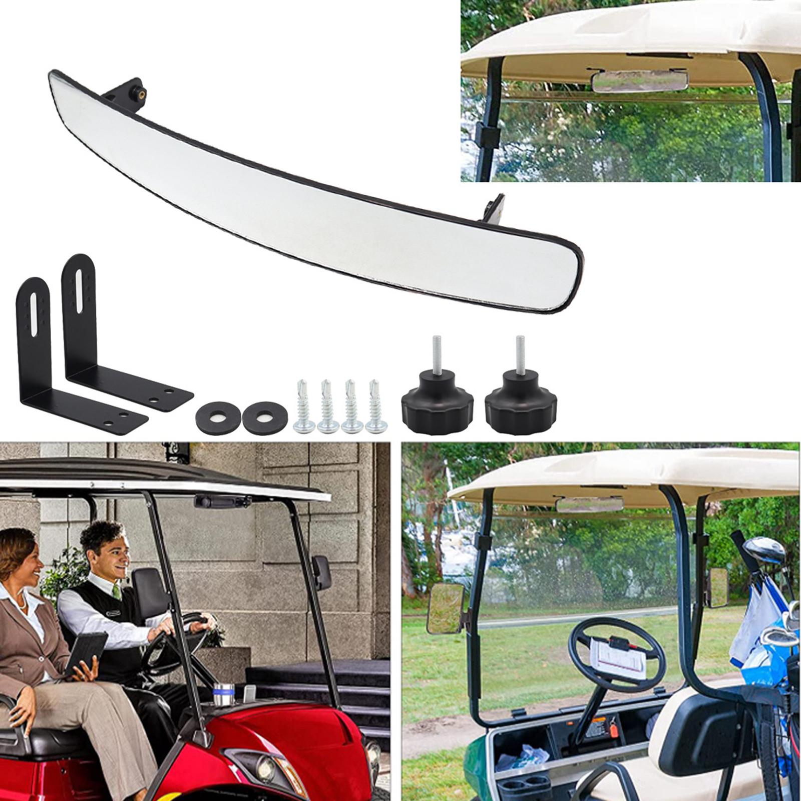Golf Cart Side Mirrors Rear View Mirrors Durable Golf Cart Side View Mirrors
