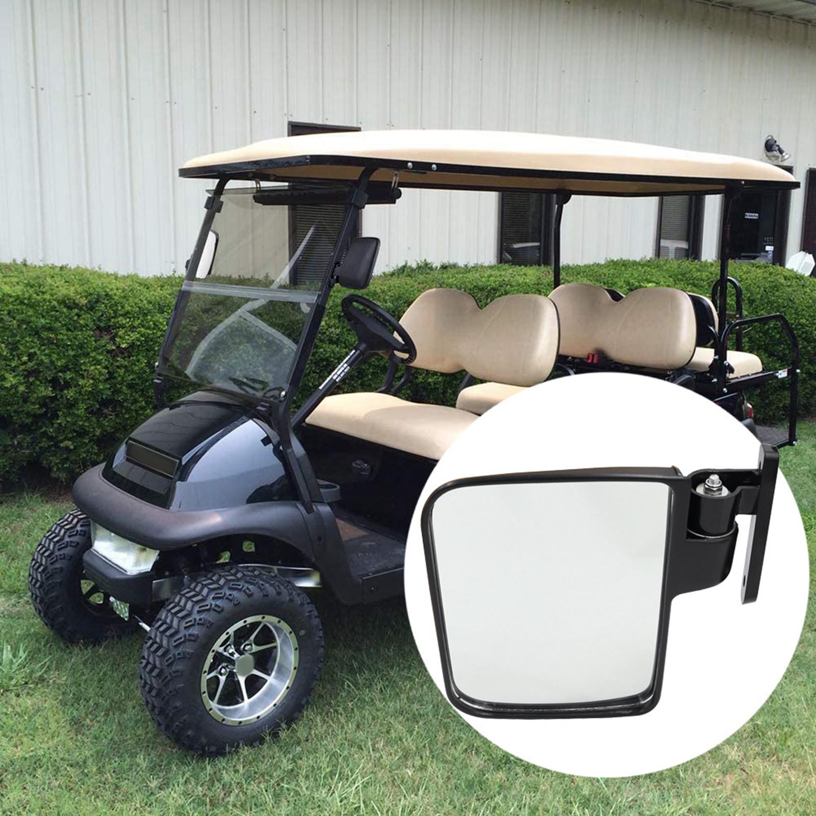 Golf Cart Side Mirrors Rear View Mirrors Durable Golf Cart Side View Mirrors