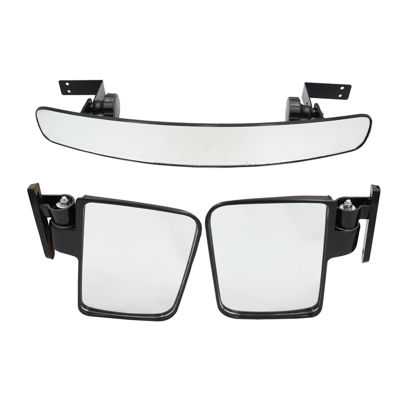 Golf Cart Side Mirrors Rear View Mirrors Durable Golf Cart Side View Mirrors