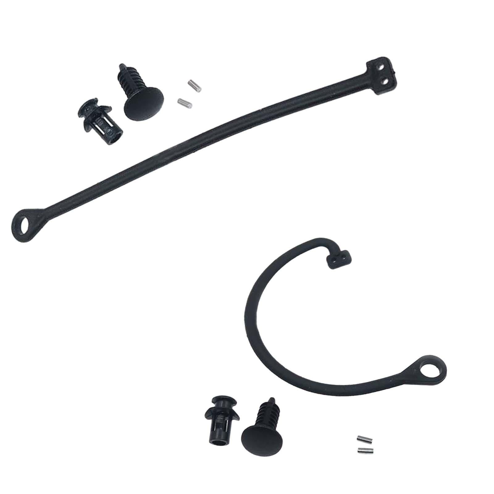 4xFuel Cap Retaining Strap Fuel Cap Tether for Audi A3 A5 Easy to Install Curved