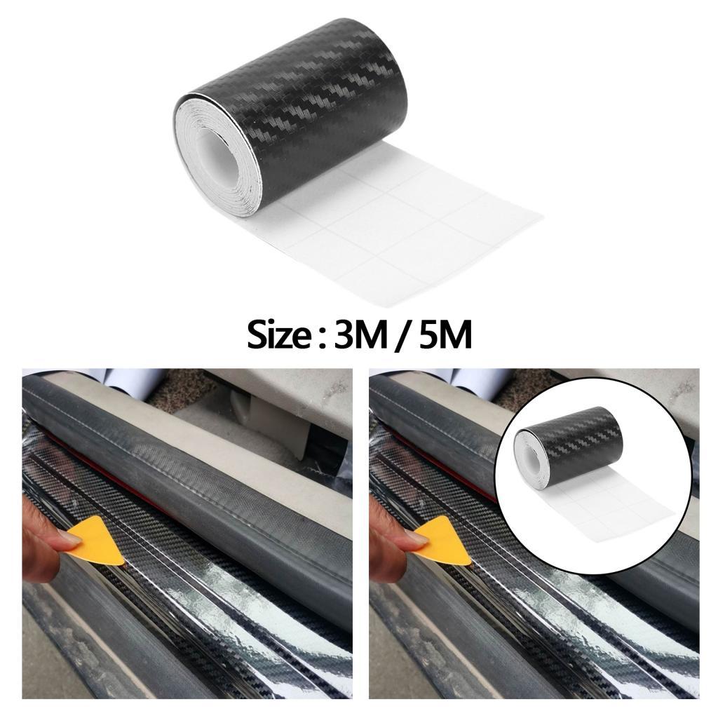 Car Door Sill Protector Anti Scratch Sticker for Most Cars Suvs Vehicle 3mx5cm