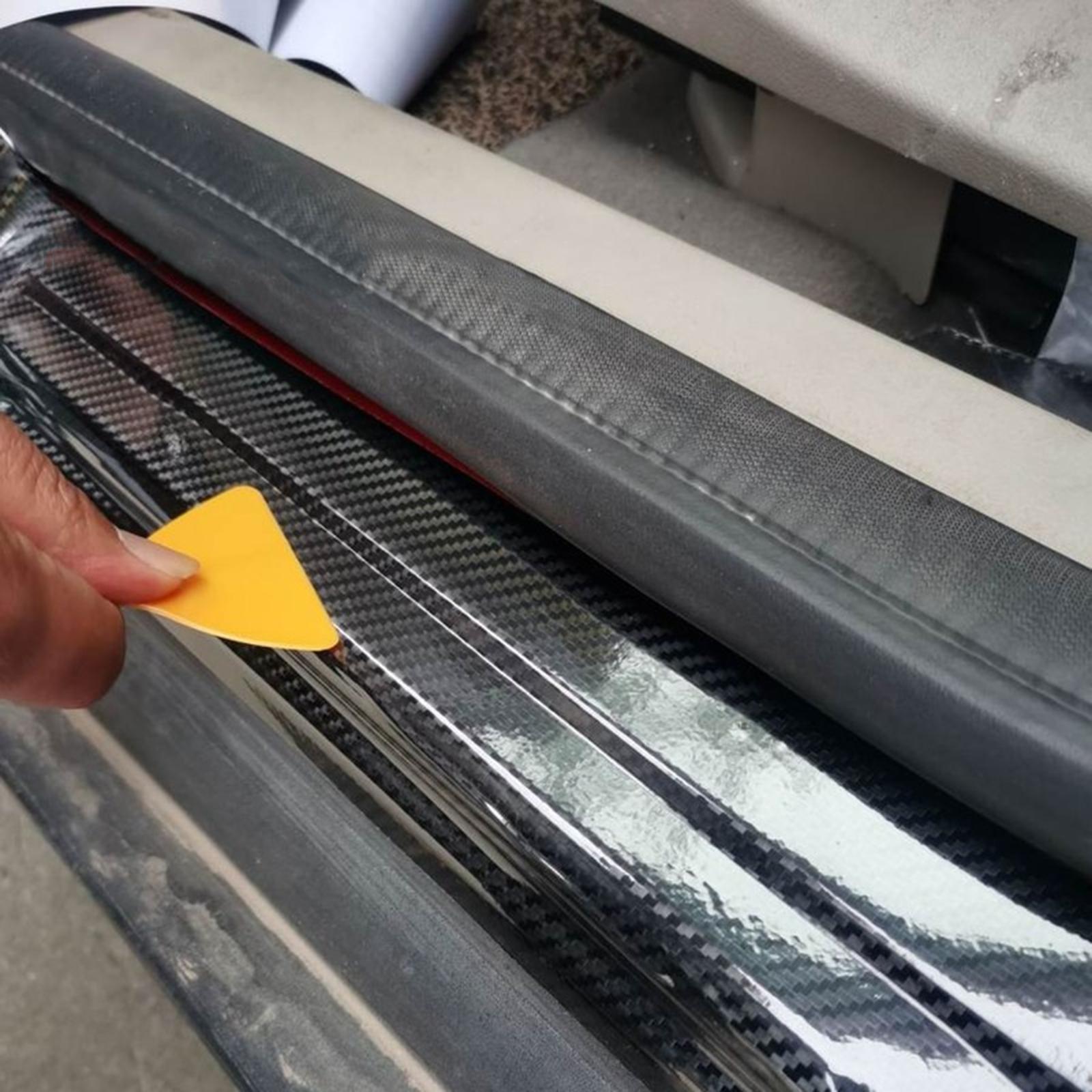 Car Door Sill Protector Anti Scratch Sticker for Most Cars Suvs Vehicle 5mx5cm