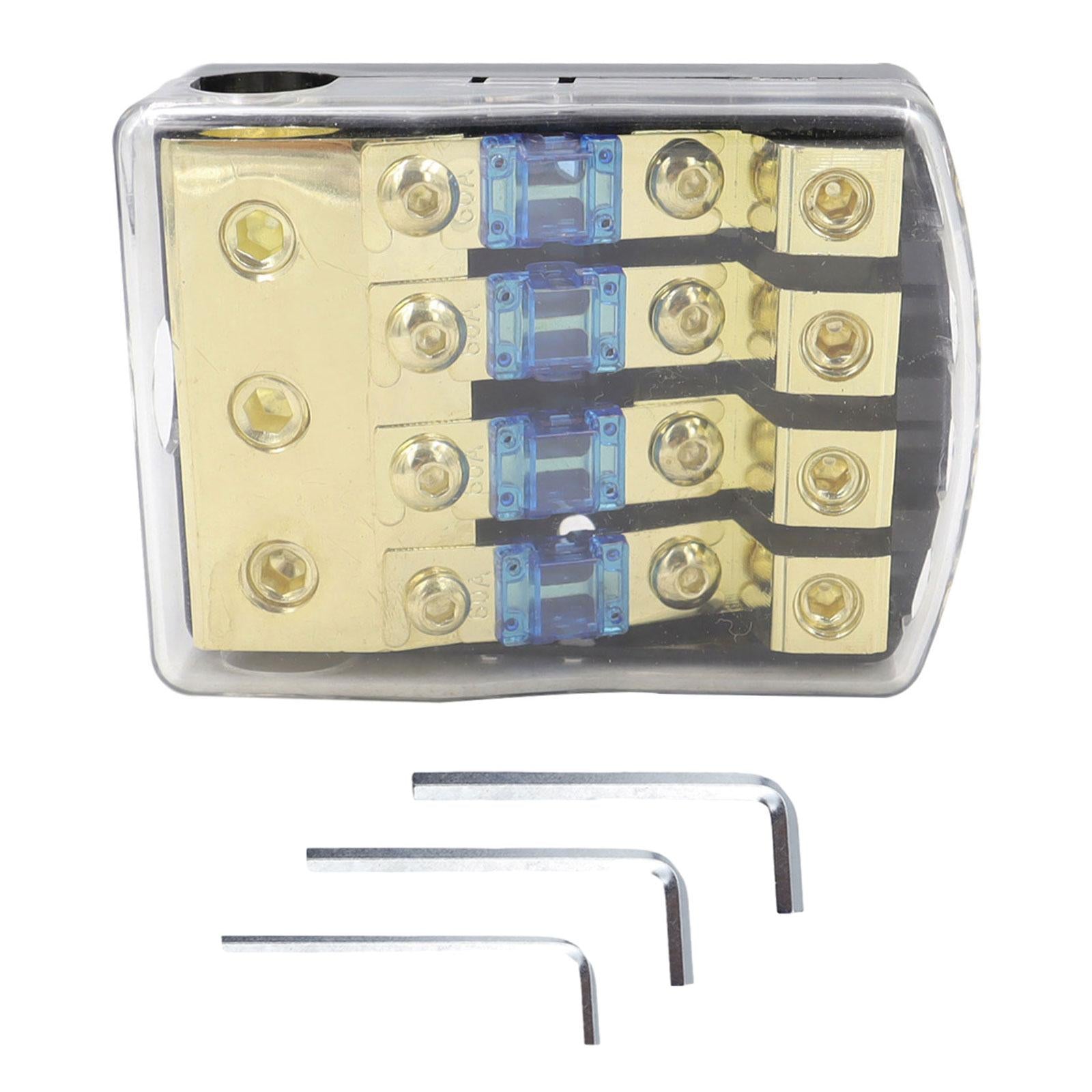 Mini Anl Fuse Holder Anl Fuse Box for Truck Boat Audio Stereo Amplifier