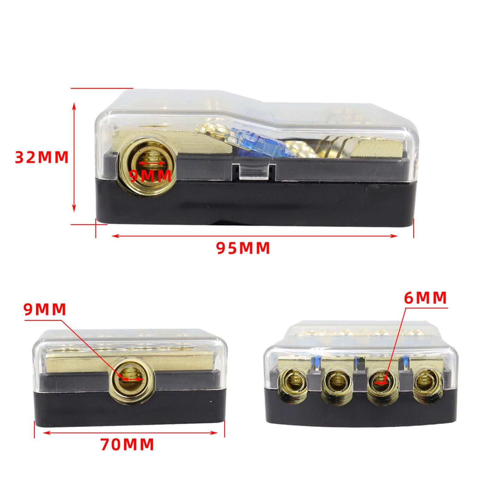 Mini Anl Fuse Holder Anl Fuse Box for Truck Boat Audio Stereo Amplifier