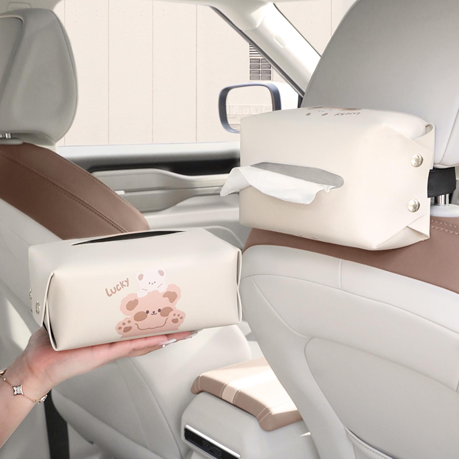 Car Tissue Holder Tissues Box Cover Tissue Box Holder Car Armrest Tissue Box
