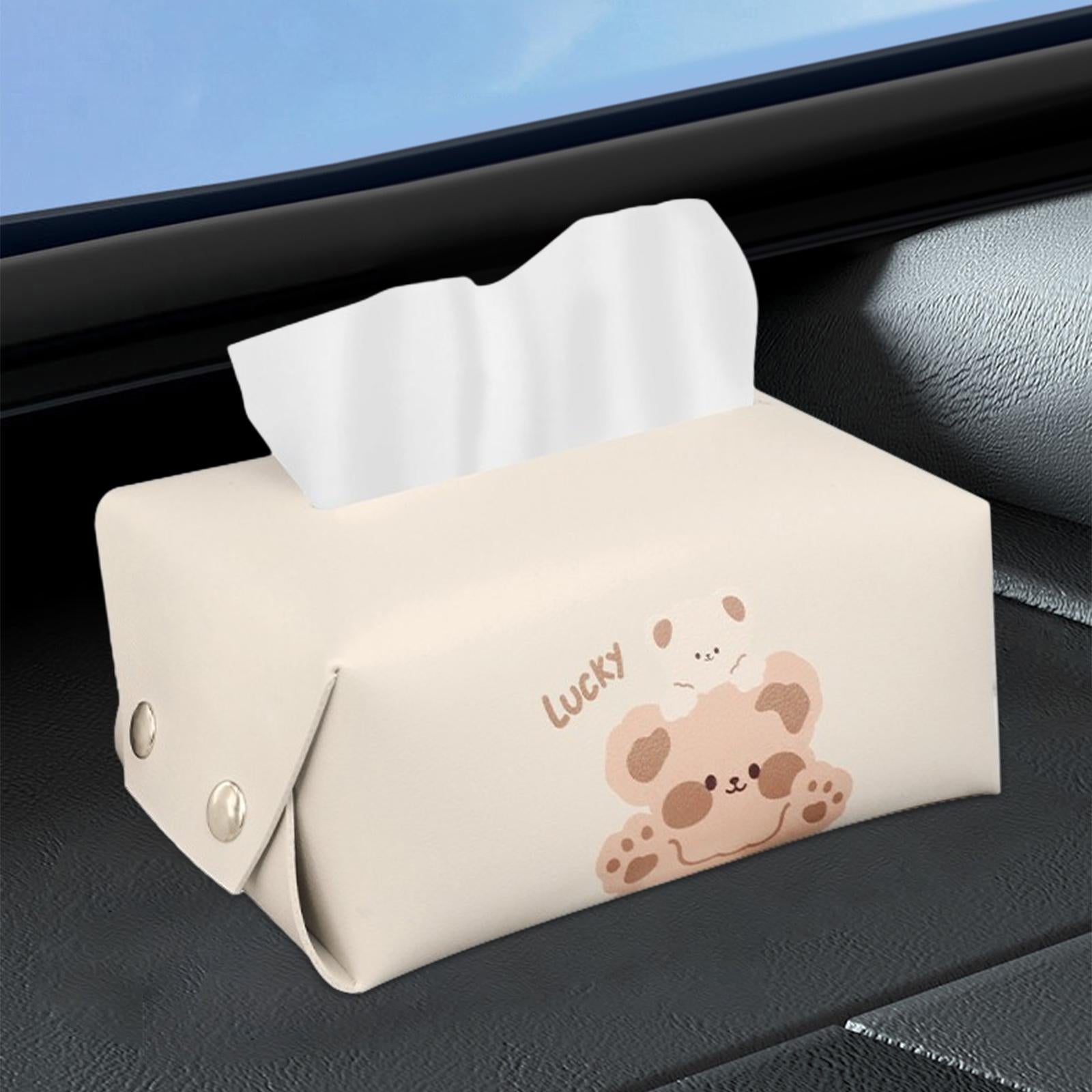 Car Tissue Holder Tissues Box Cover Tissue Box Holder Car Armrest Tissue Box