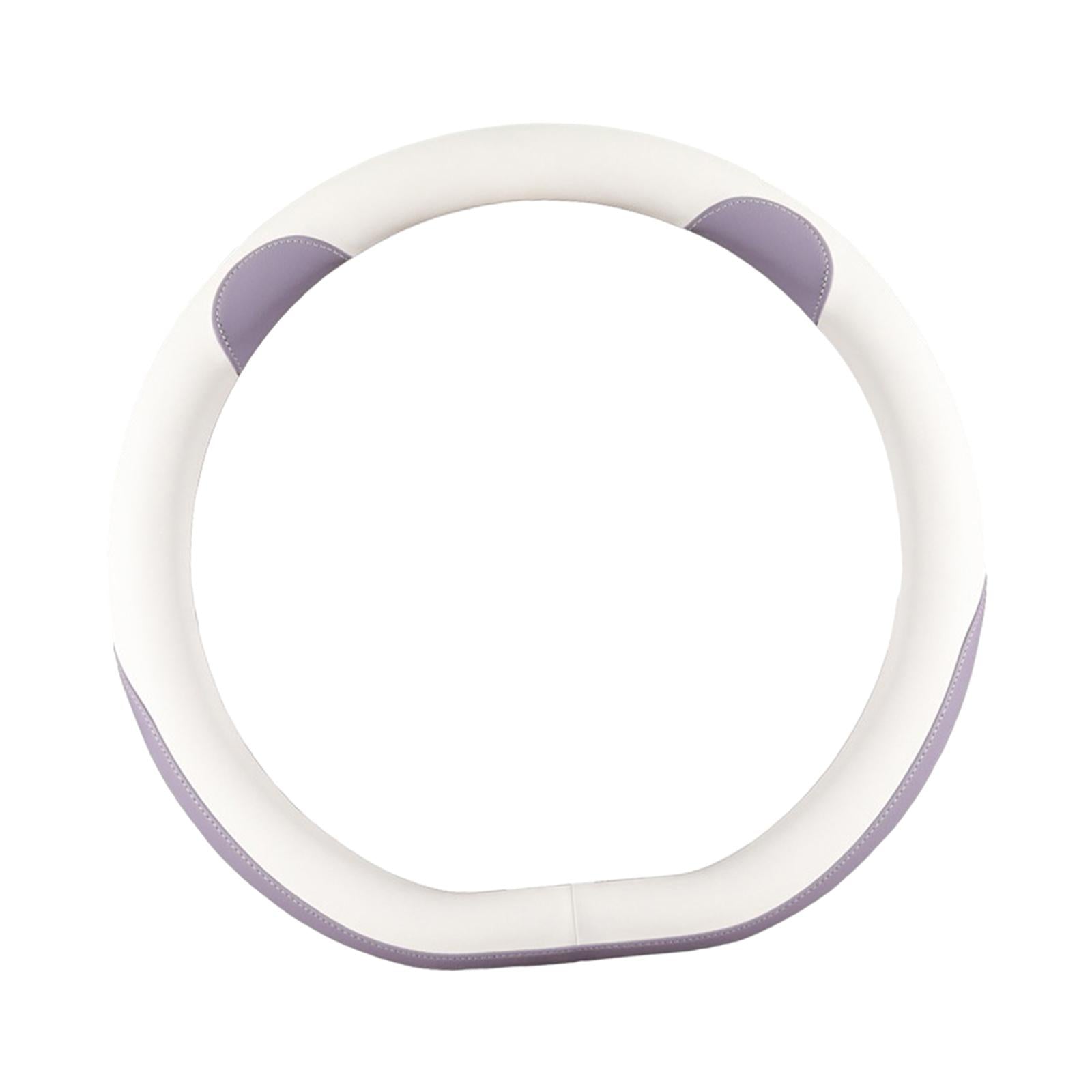 Car Steering Wheel Cover 15inch Wear Resistant Anti Slip for Byd Atto 3 Purple