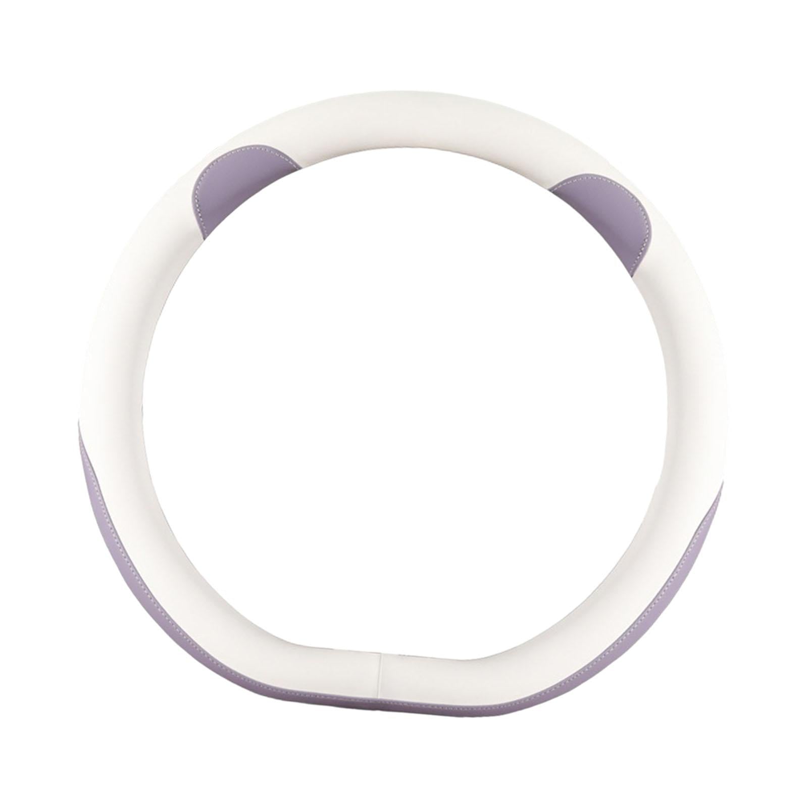 Car Steering Wheel Cover 15inch Wear Resistant Anti Slip for Byd Atto 3 Purple