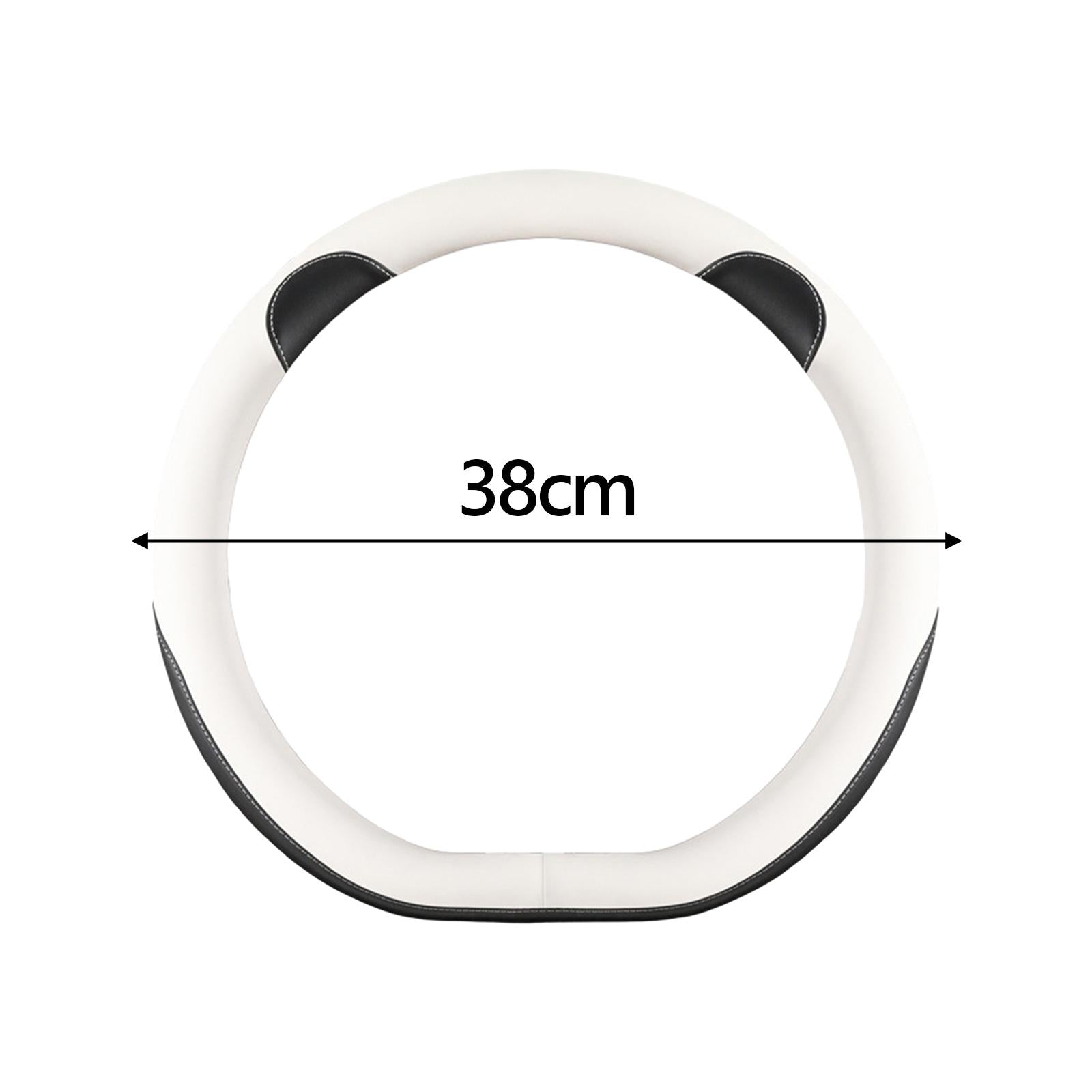 Car Steering Wheel Cover 15inch Wear Resistant Anti Slip for Byd Atto 3 Black