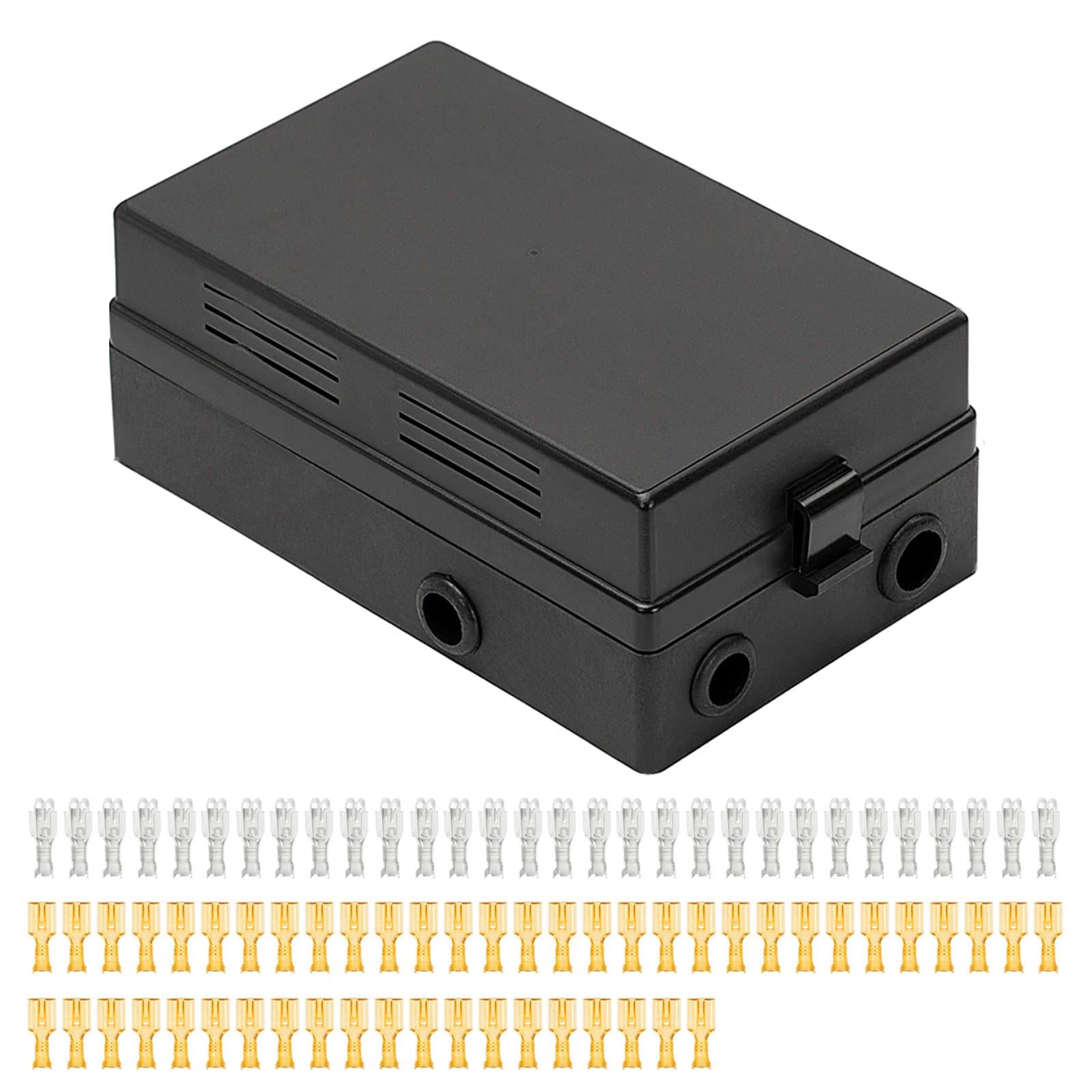 Fuse Relay Box Professional Fuse Block Relay Holder for Marine Cars