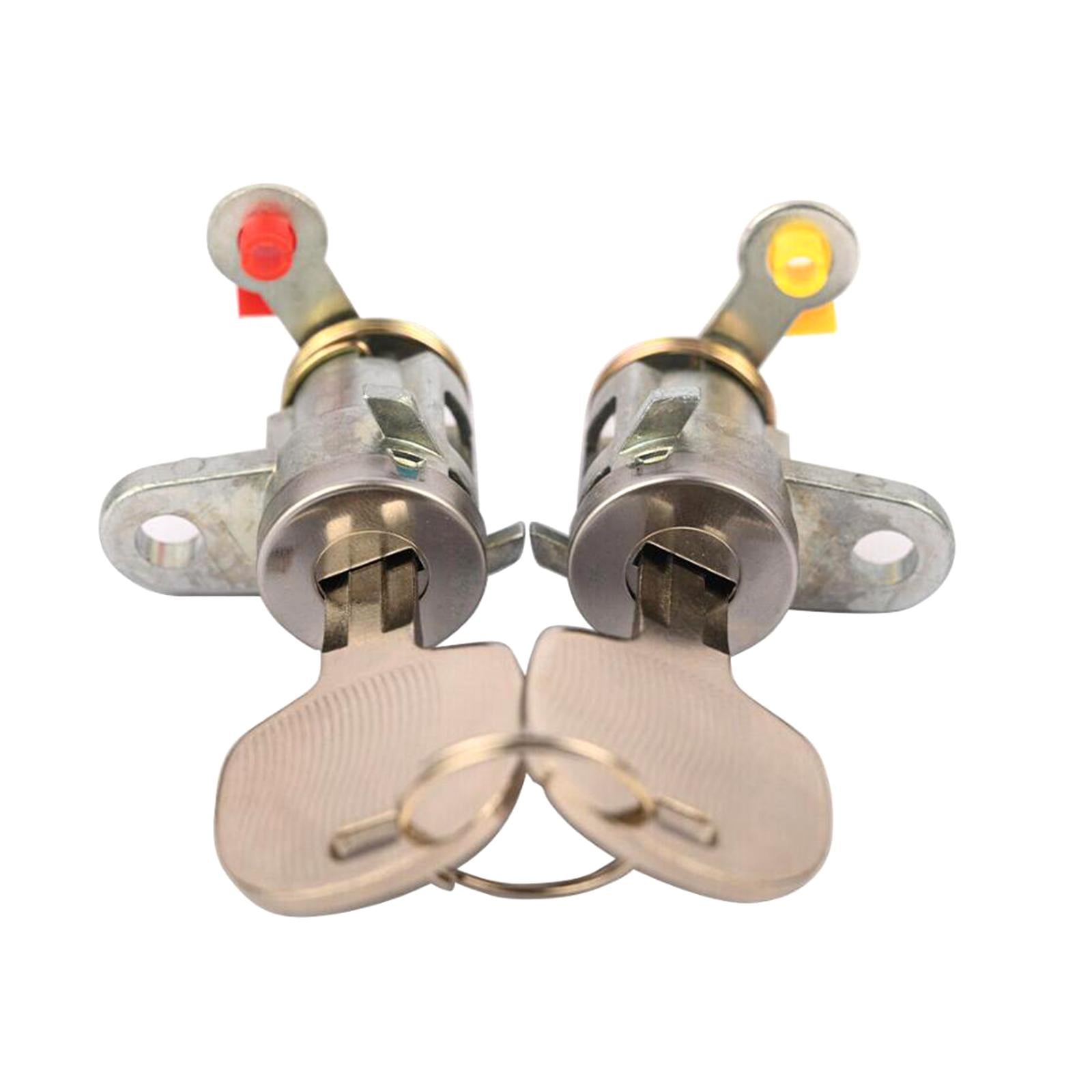 Door Lock and Key Ignition Barrel Set Alloy for Isuzu 2008-2013 Durable