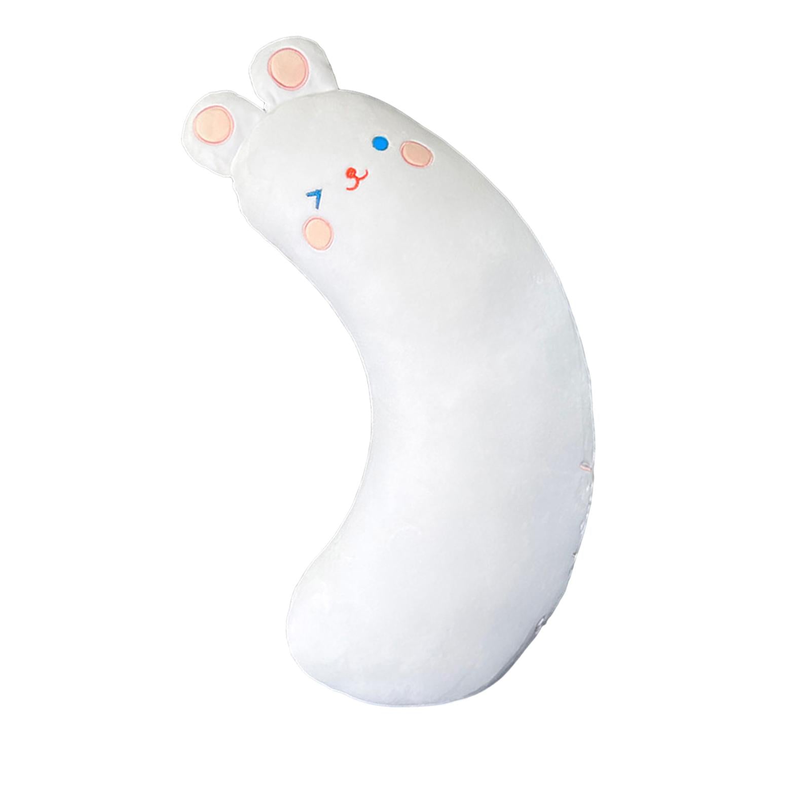 Car Seat Belt Cover Pillow for Kids Plush Shoulder Pad Safety Belt Protector white rabbit