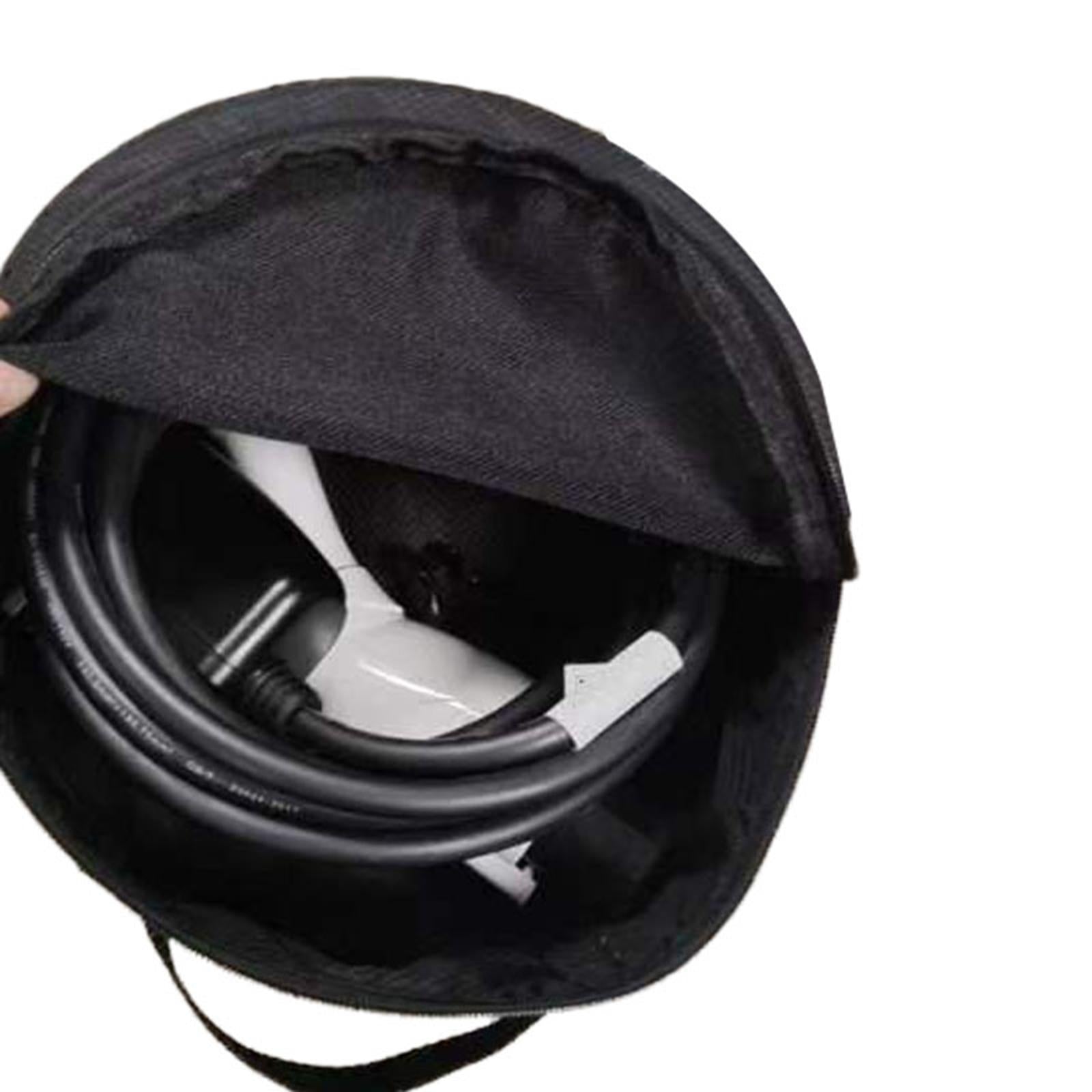 EV Cable Bag Jumper Cable Organizer Waterproof for Garden Hoses Durable