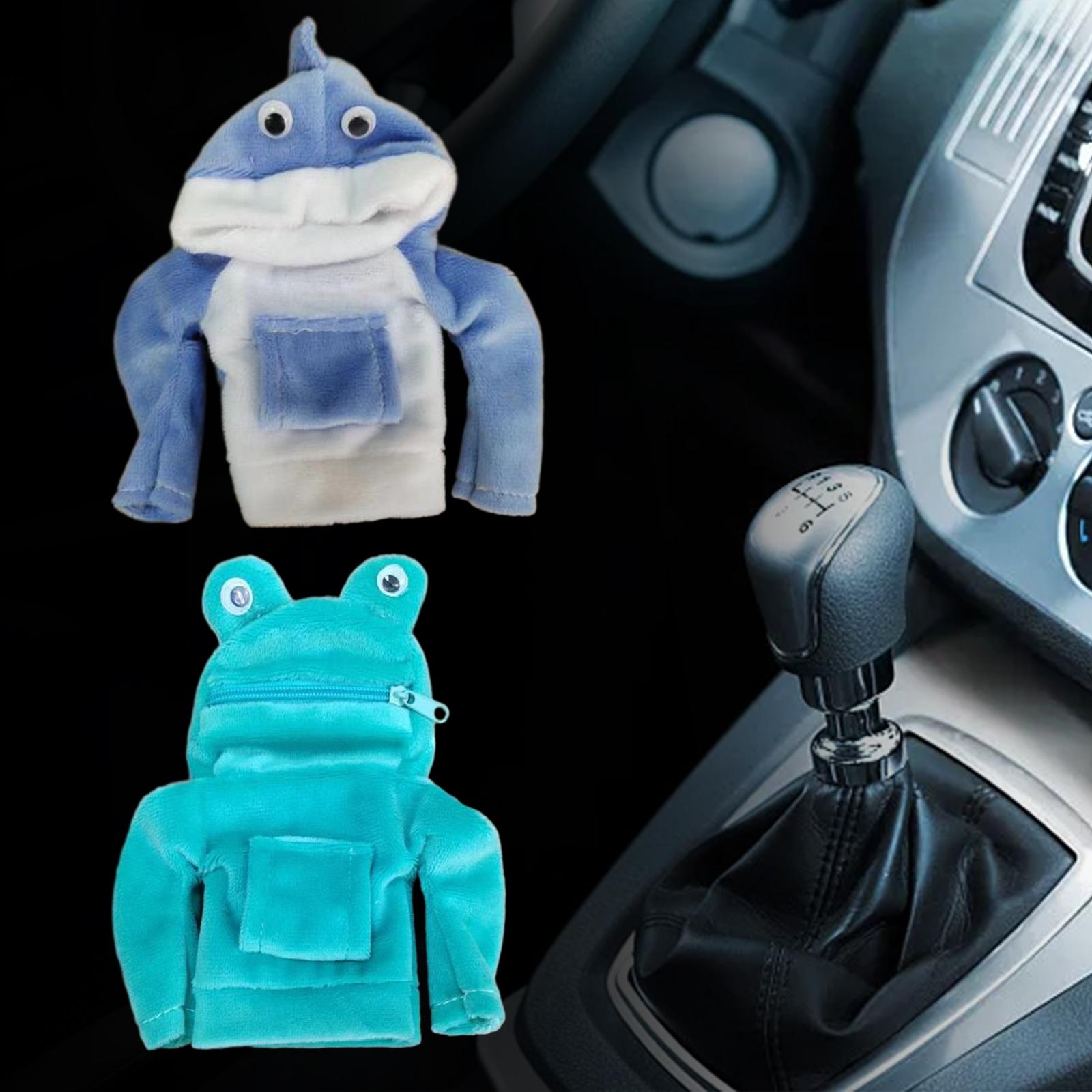 Automotive Gear Shifter Knob Cover Funny Hoodie Sweatshirt Shifter Protector frog