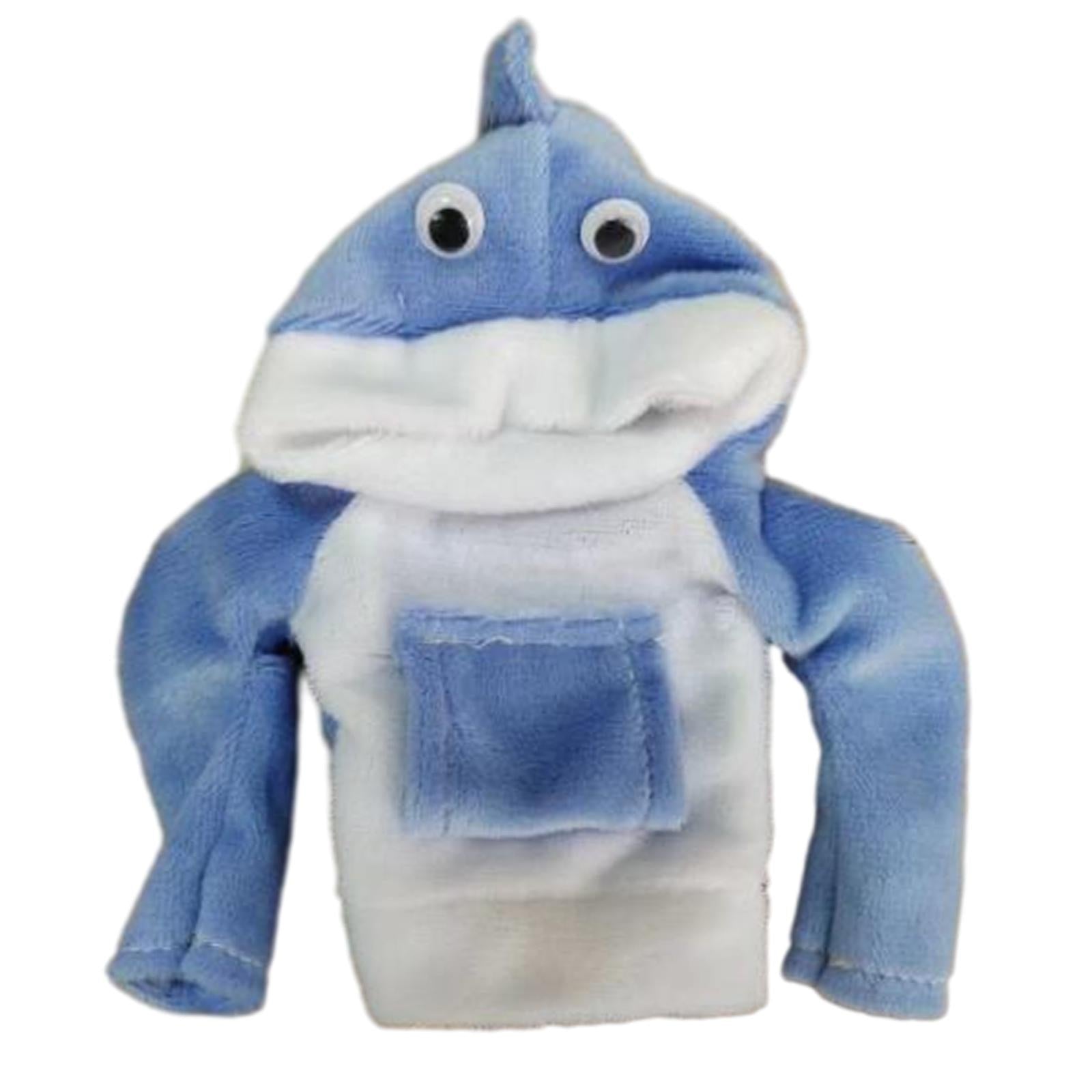 Automotive Gear Shifter Knob Cover Funny Hoodie Sweatshirt Shifter Protector shark