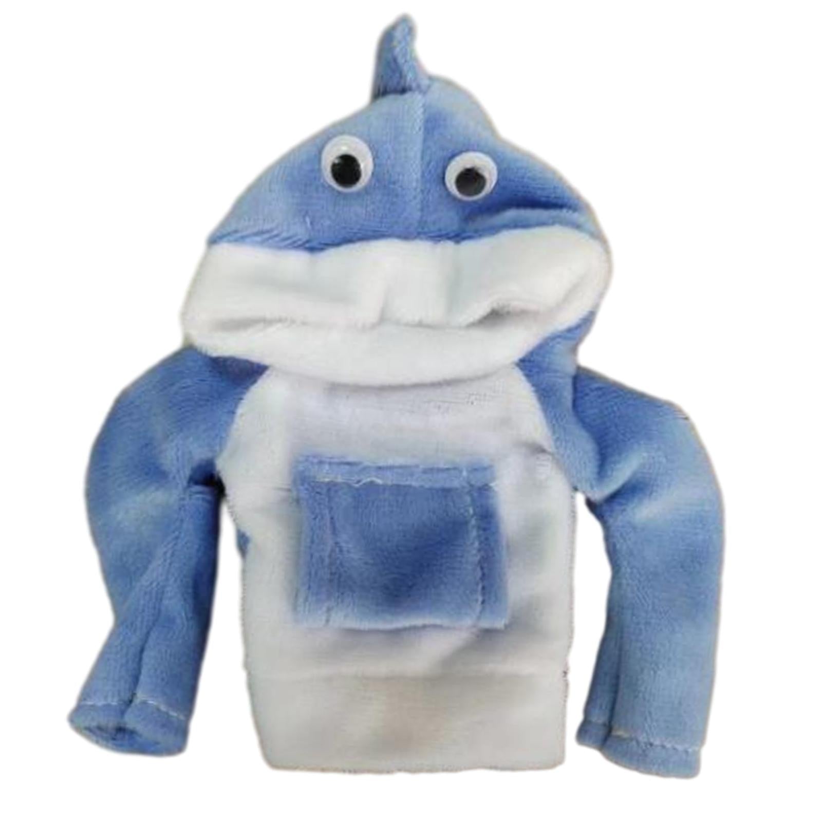 Automotive Gear Shifter Knob Cover Funny Hoodie Sweatshirt Shifter Protector shark