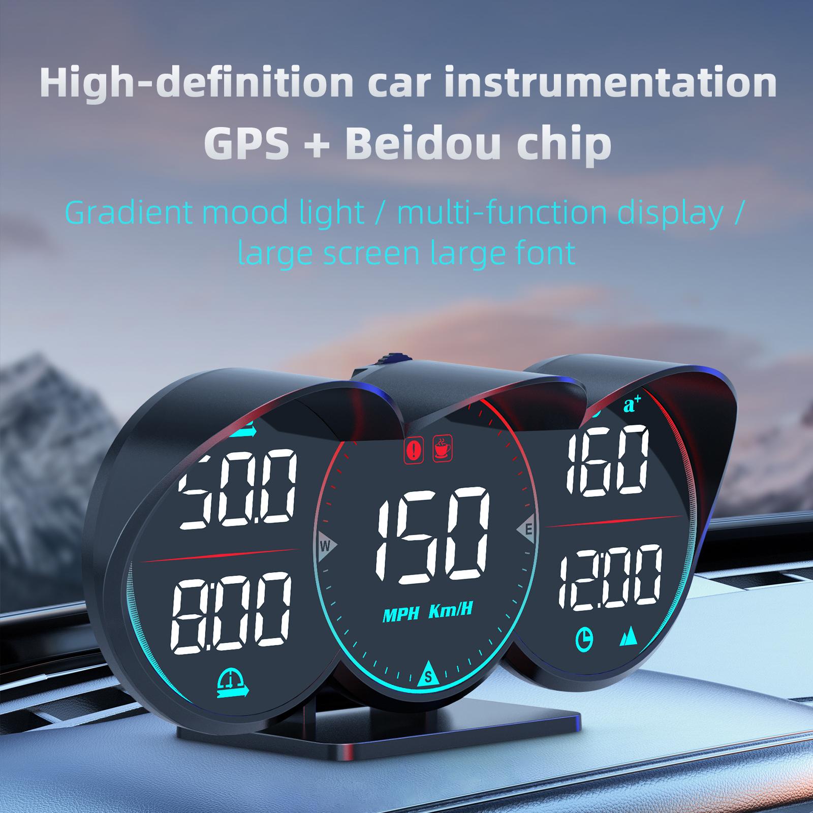 G17 GPS HUD Digital GPS Speedometer for Car for Travel Replacement Auto