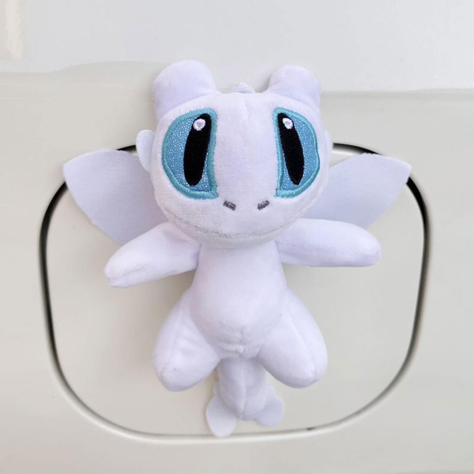 Car Ornament Dragon Plush Doll Auto Accessories Car Exterior Decoration Doll White