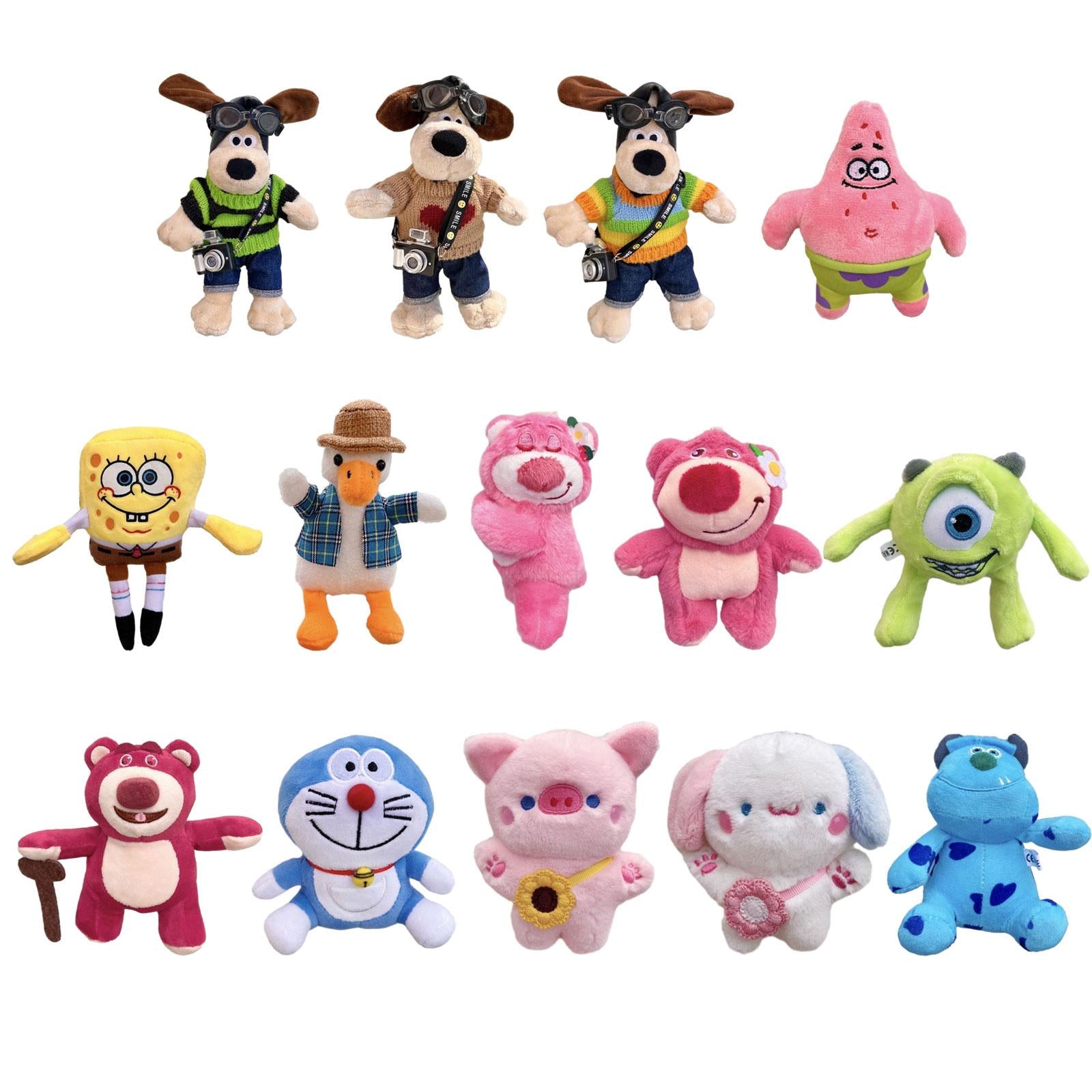 Cartoon Easy Installation Decorative Soft Gift Car Exterior Decoration Doll green dogs
