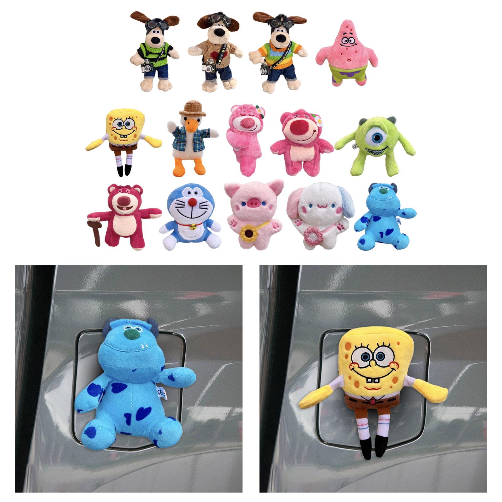 Cartoon Easy Installation Decorative Soft Gift Car Exterior Decoration Doll green dogs