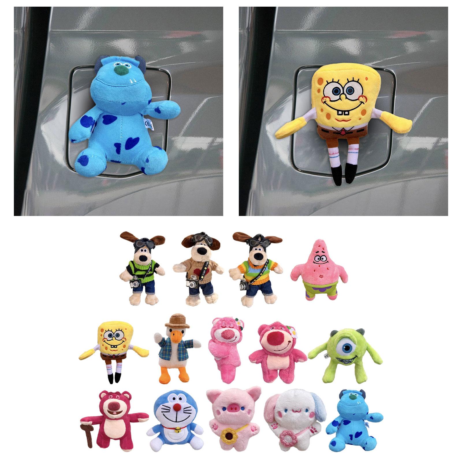Cartoon Easy Installation Decorative Soft Gift Car Exterior Decoration Doll green dogs