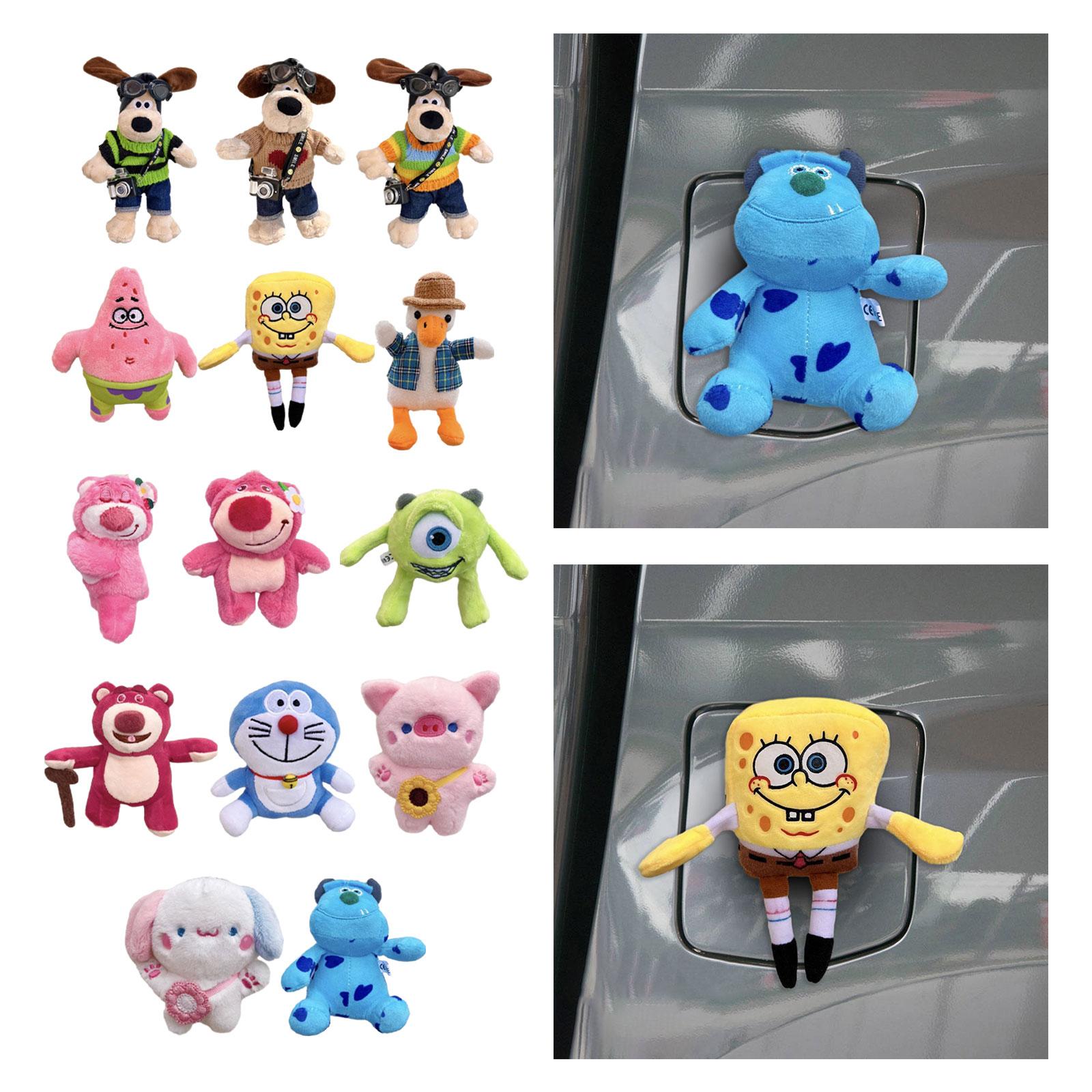 Cartoon Easy Installation Decorative Soft Gift Car Exterior Decoration Doll green dogs