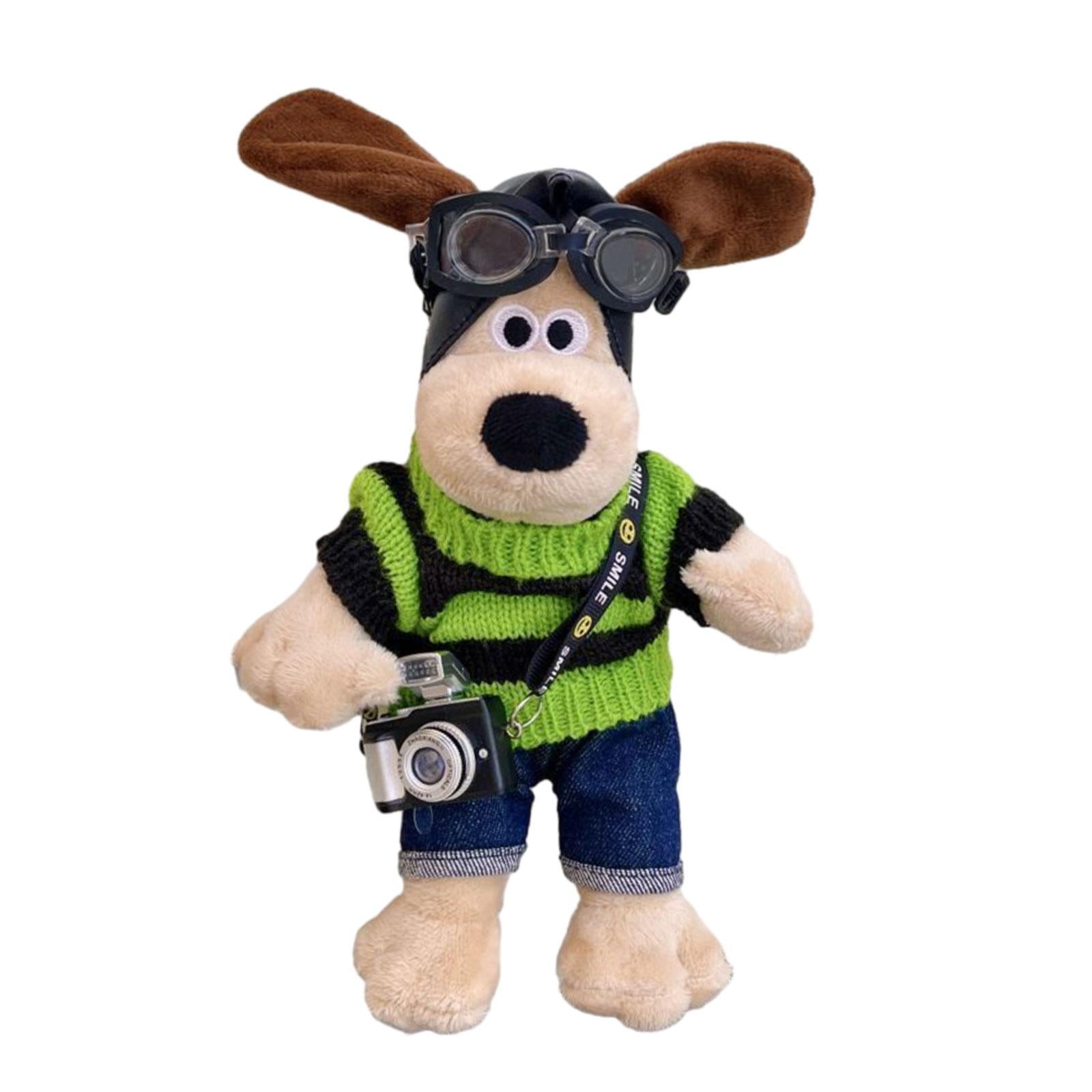 Cartoon Easy Installation Decorative Soft Gift Car Exterior Decoration Doll green dogs