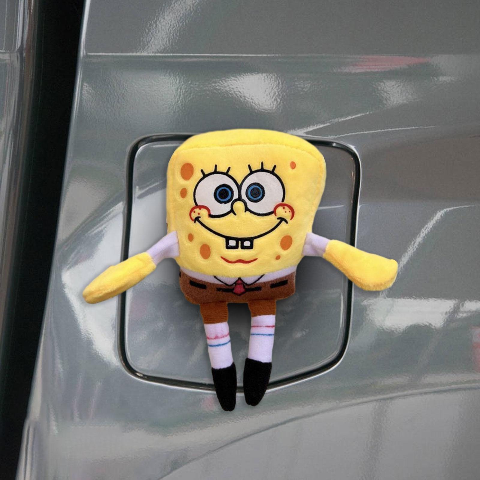 Cartoon Easy Installation Decorative Soft Gift Car Exterior Decoration Doll spongebob