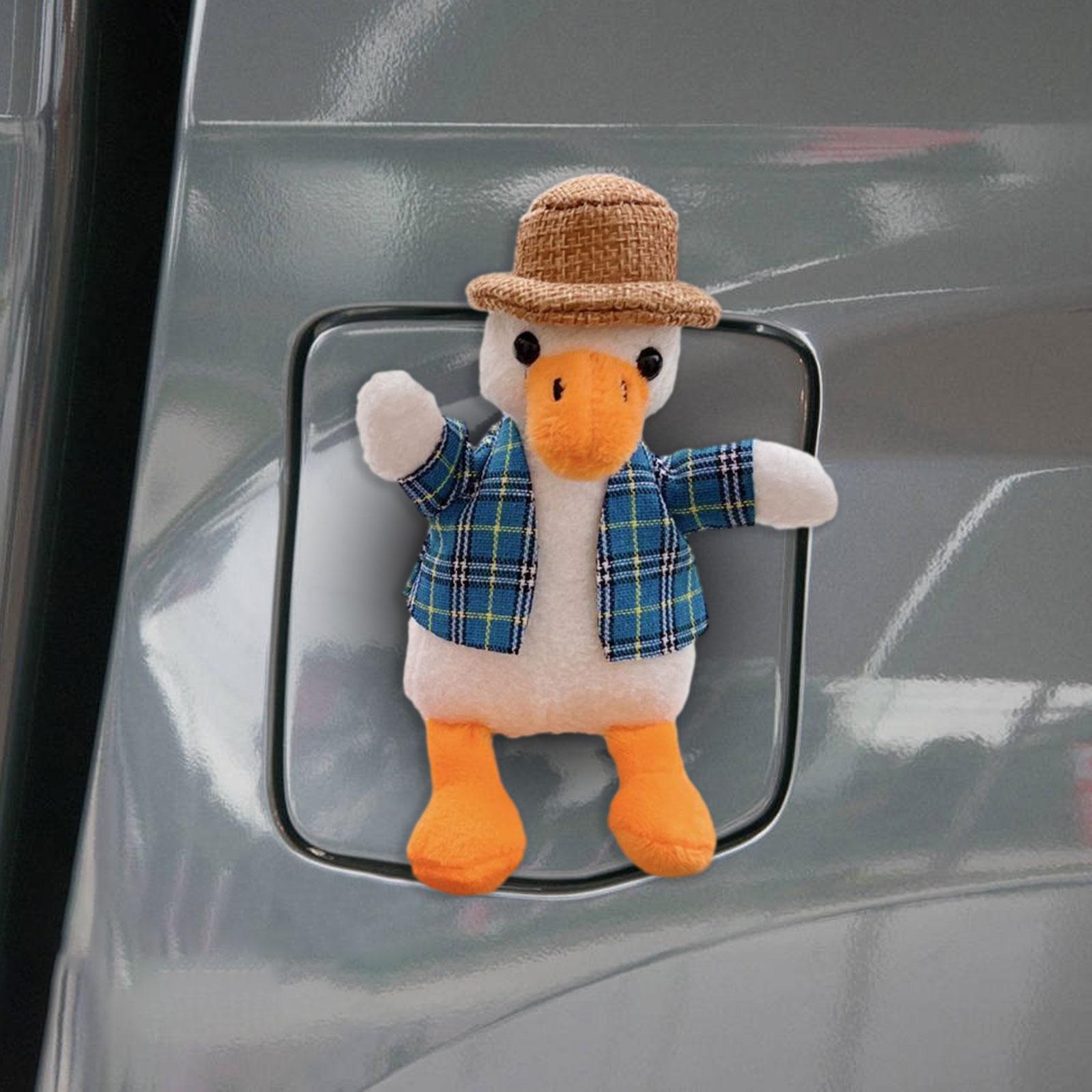 Lovely Automotive Accessories Car Ornament Plush Doll for Fuel Tank Cap style A