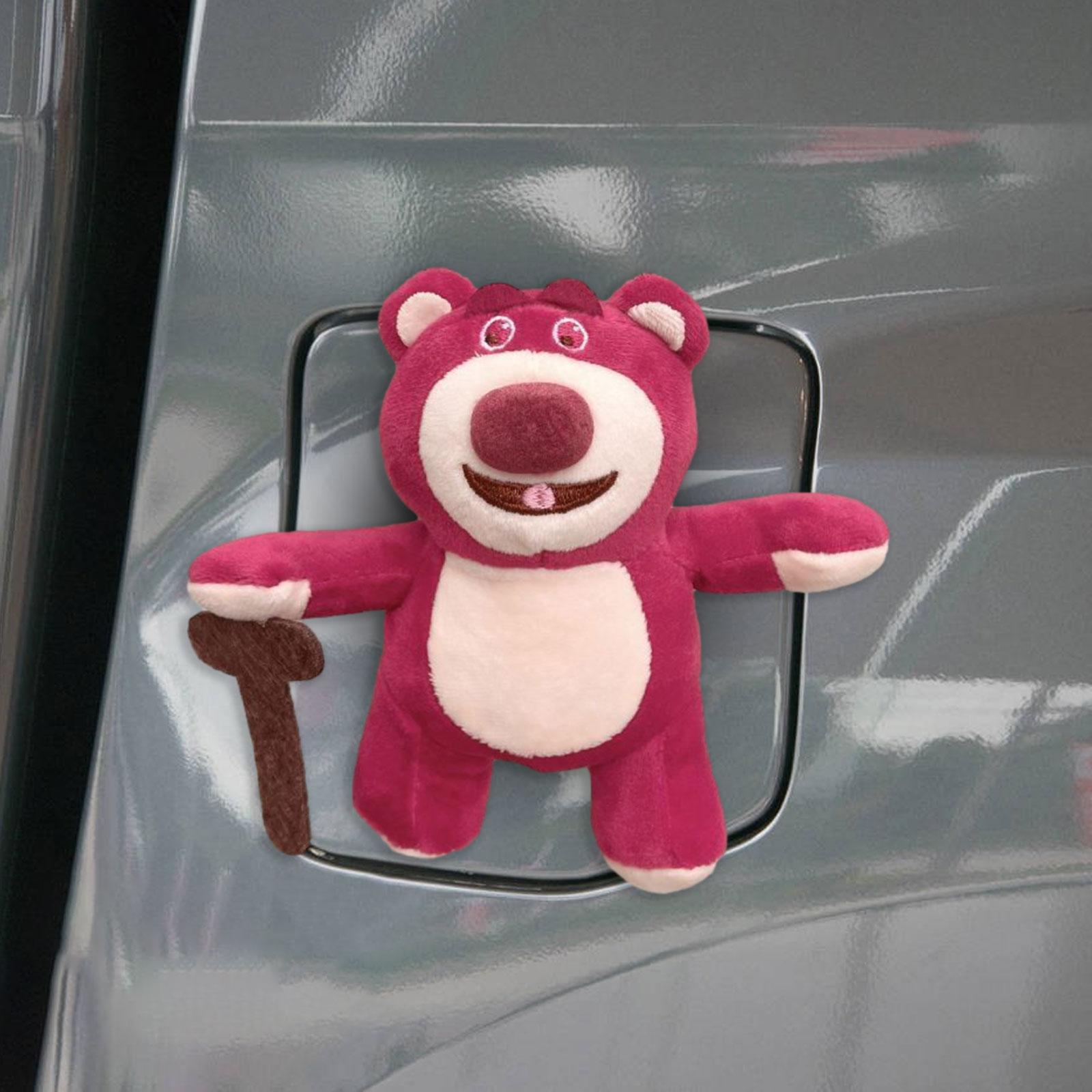 Cartoon Easy Installation Decorative Soft Gift Car Exterior Decoration Doll Strawberry Bear