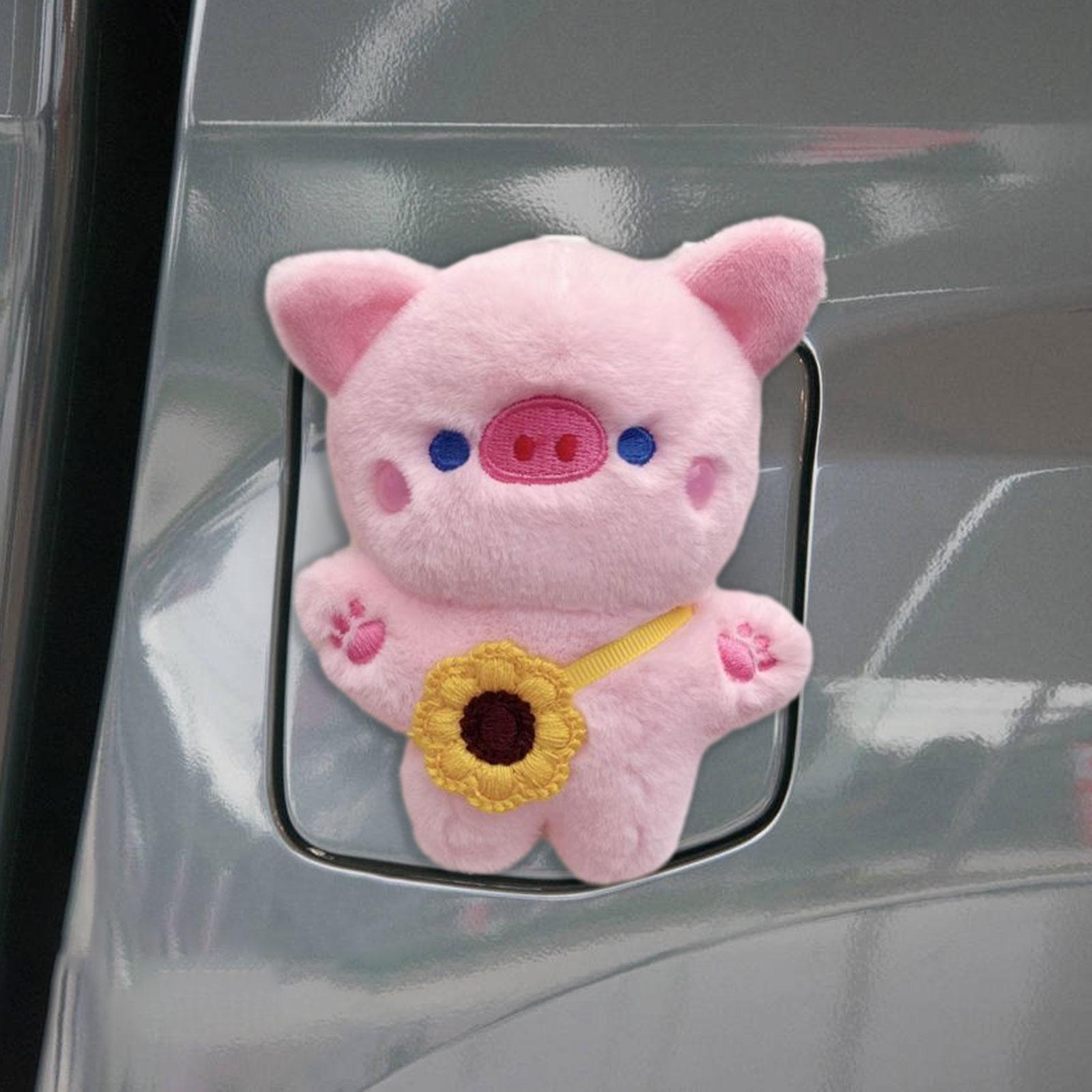 Lovely Automotive Accessories Car Ornament Plush Doll for Fuel Tank Cap style B