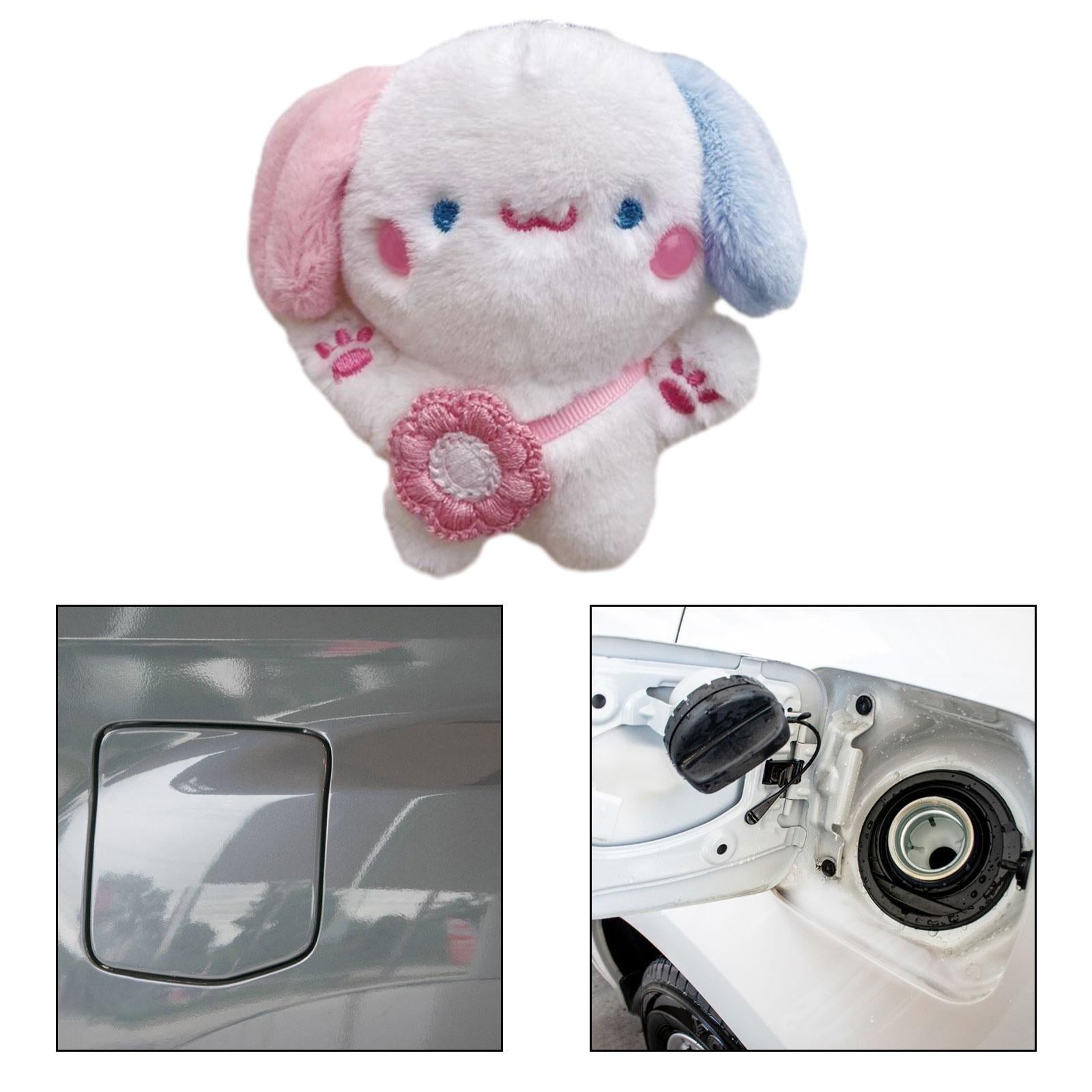 Lovely Automotive Accessories Car Ornament Plush Doll for Fuel Tank Cap style C